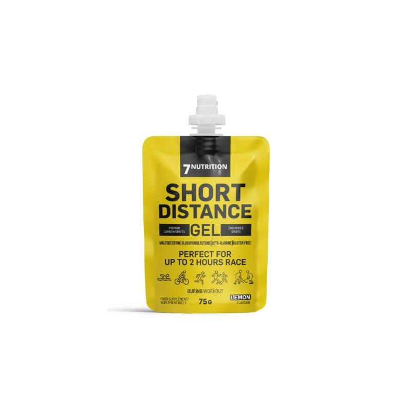 7 NUTRITION - Short Distance Gel - 3x 75g - Lemon