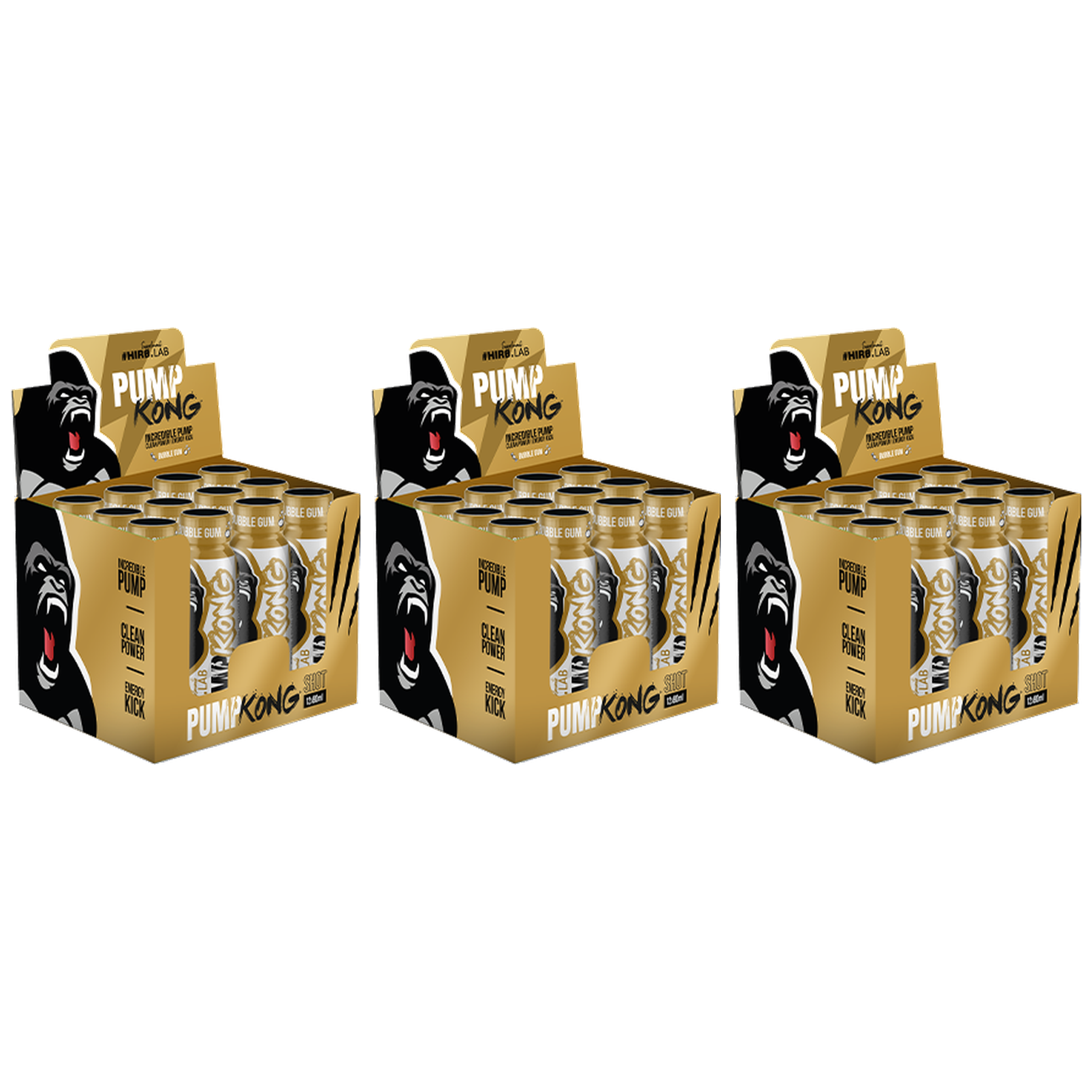 HIRO.LAB - Pump Kong Shot - 12x 3x 80ml 