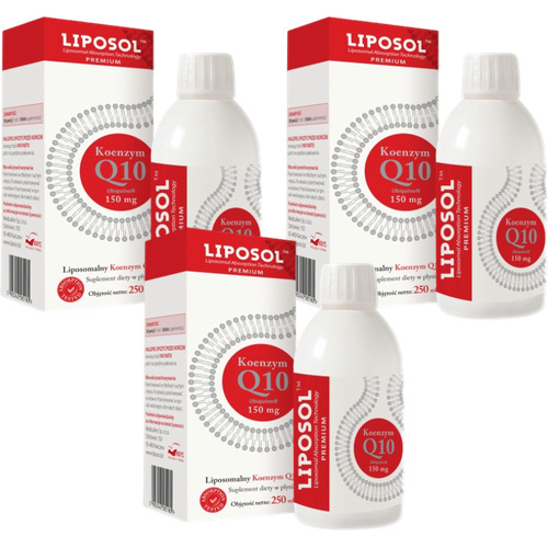 ALINESS - Liposol Koenzym Q10 Ubiquinon 150mg - 3x 250ml