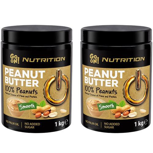 GO ON NUTRITION Peanut Cream - 100% Orzechów Arachidowych - 2x 1000g