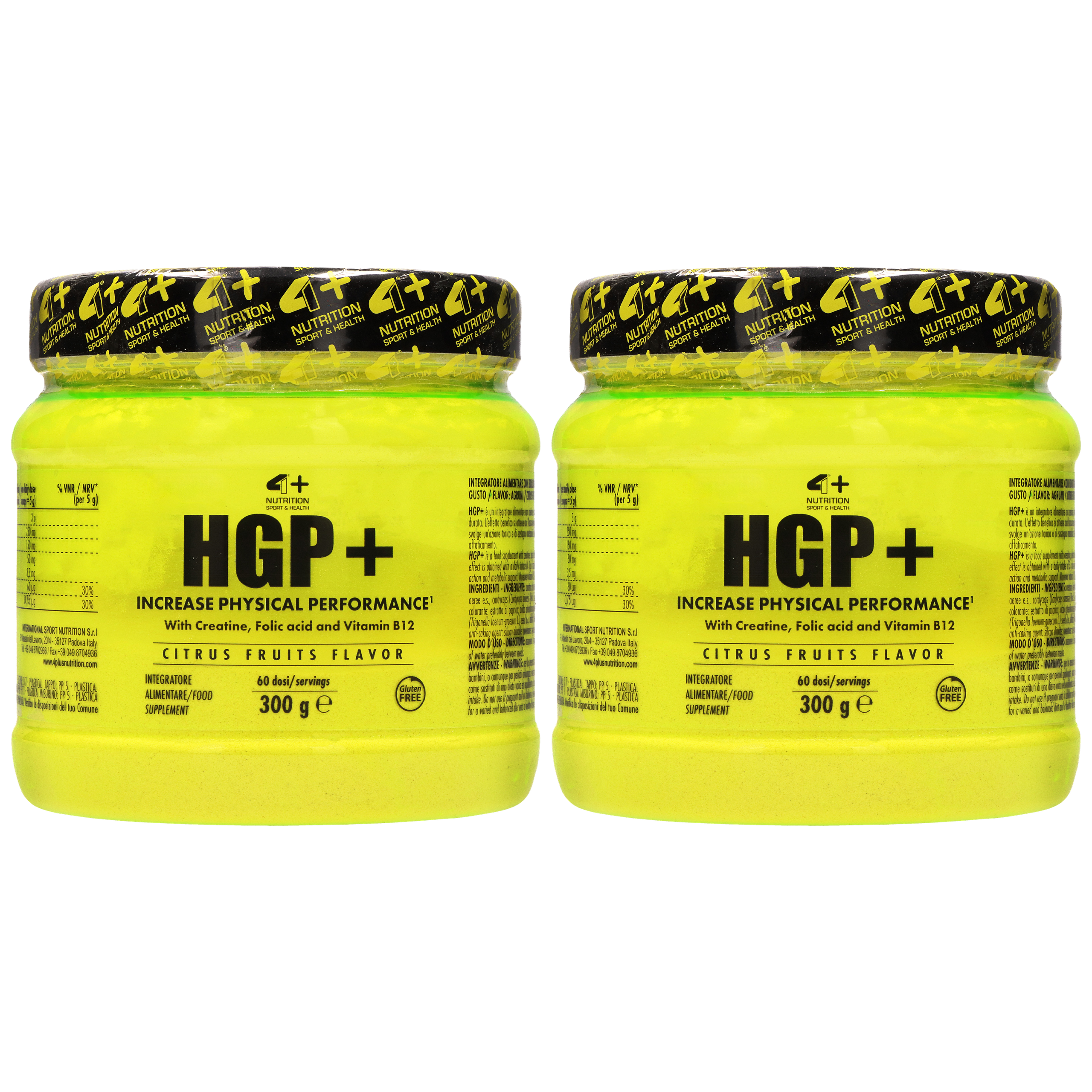 4+ NUTRITION HGP+ - 2x 300g - Citrus Fruits