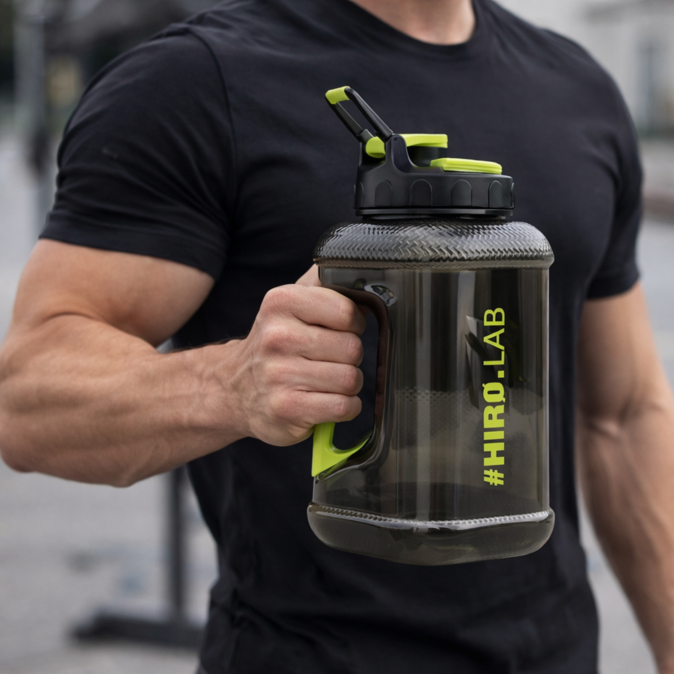 HIRO.LAB Water jug Crater Cap - 1,89l - 3x Kanister, bidon, butelka na wodę