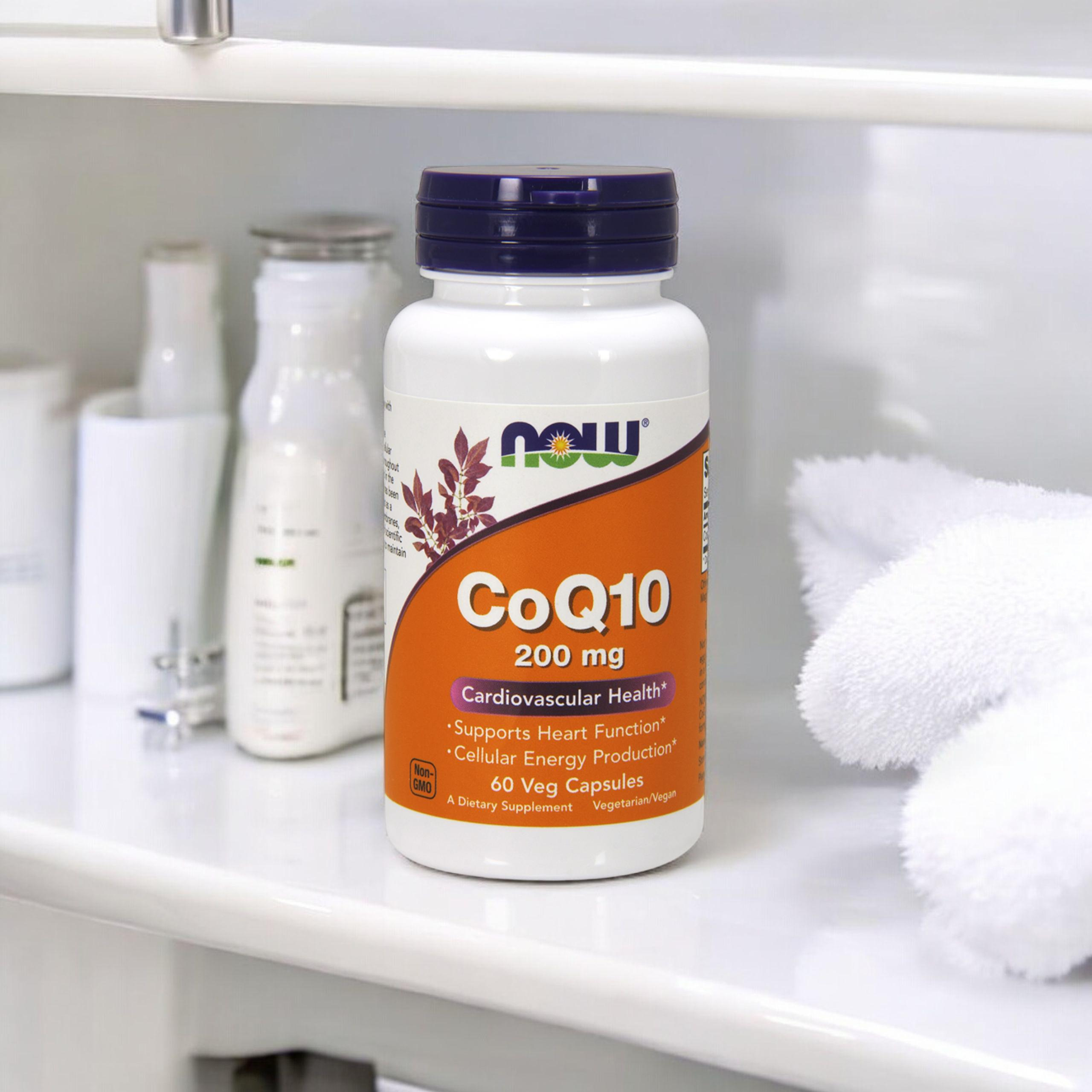 NOW CoQ10 ( Koenzym Q10 ) 200mg - 60vegcaps