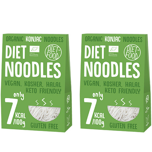 DIET FOOD Bio - Diet Noodles - 2x 300g - Makaron Konjac