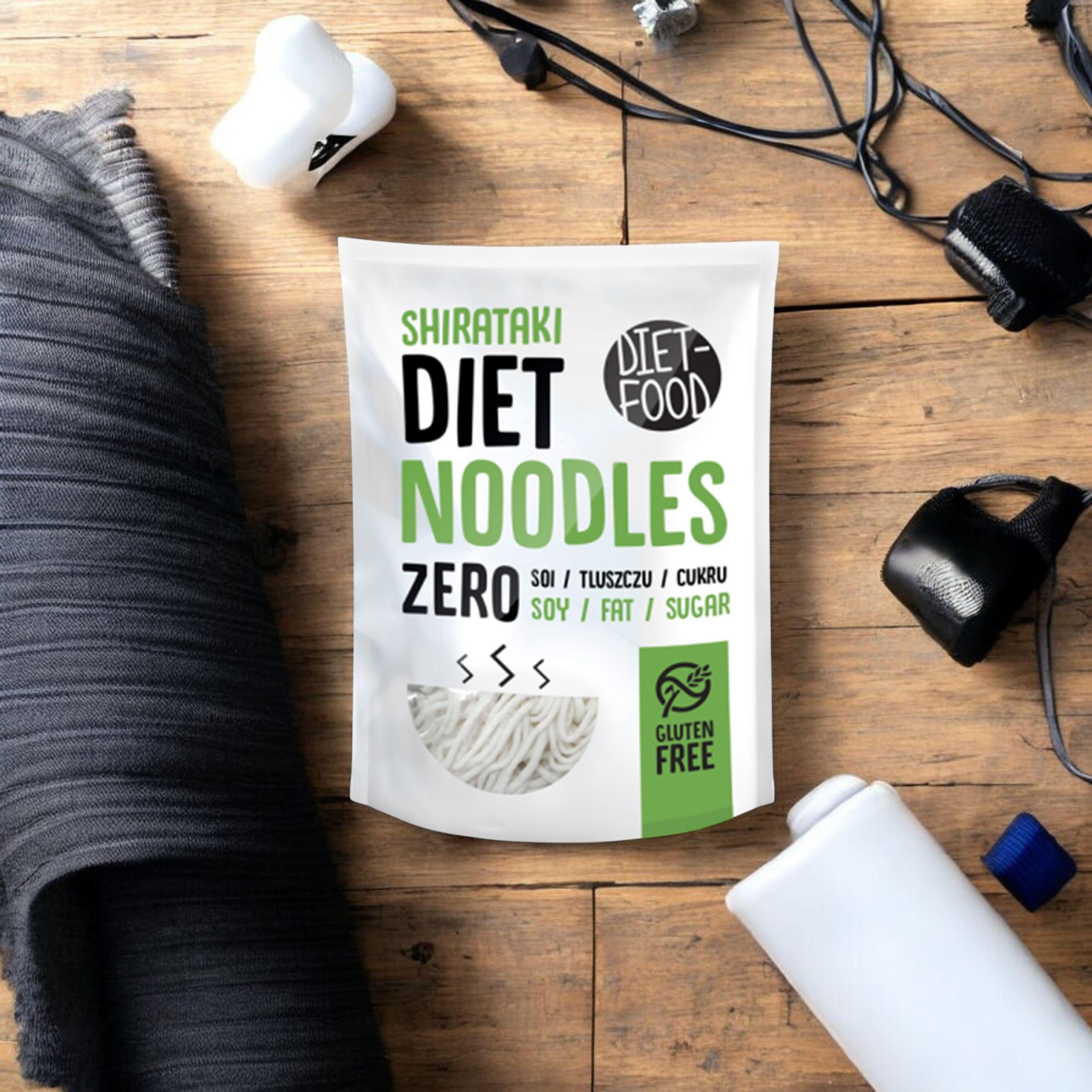 DIET FOOD Diet Noodles - 3x 200g - Makaron Konjac