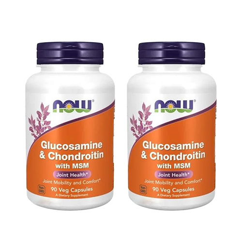 NOW - Glucosamine & Chondroitin with MSM - 2x 90caps.