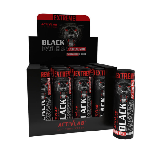 ACTIVLAB - Black Panther Extreme Shot - 12x 2x 80ml - Cherry Apple