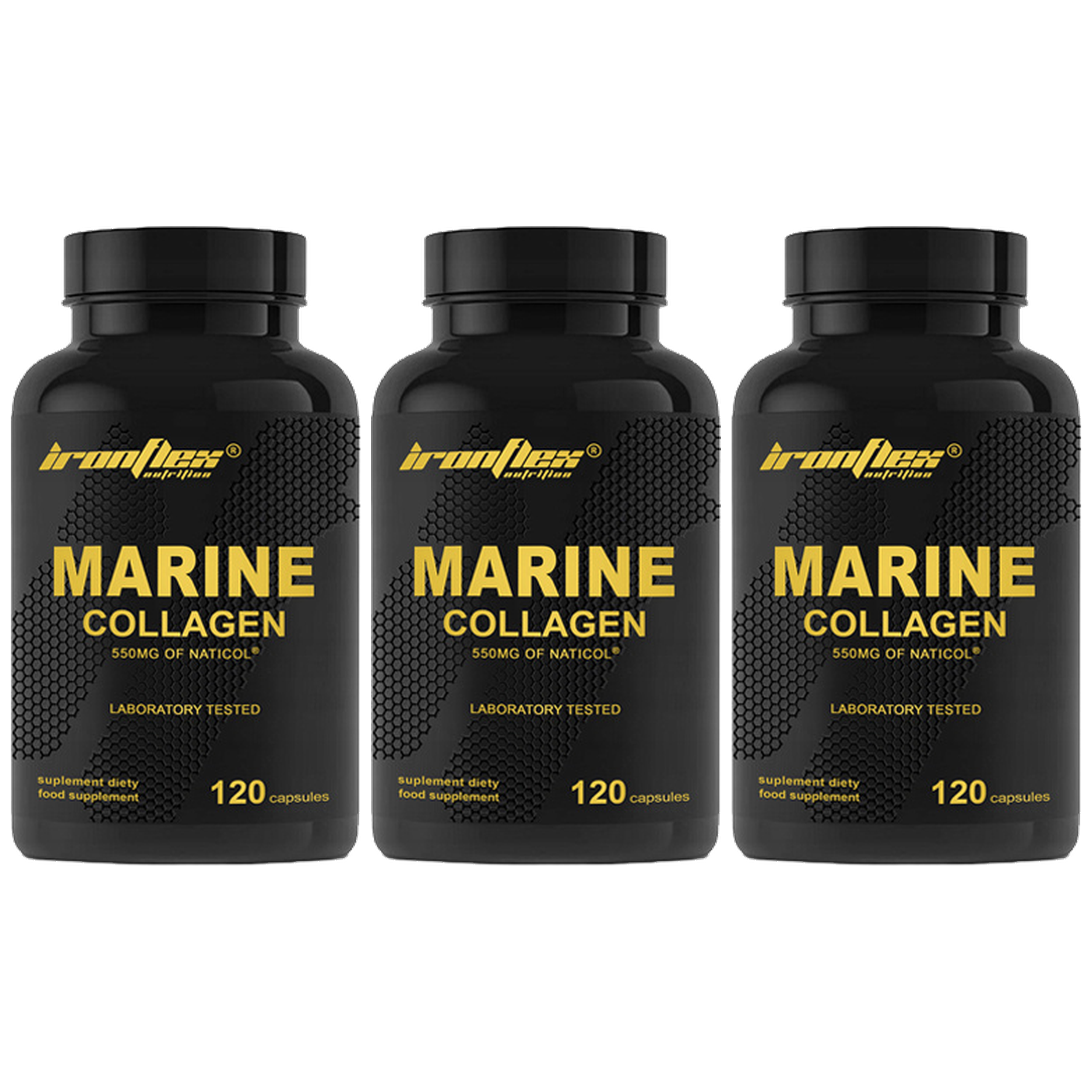 Ironflex Marine Collagen - 3x 120caps