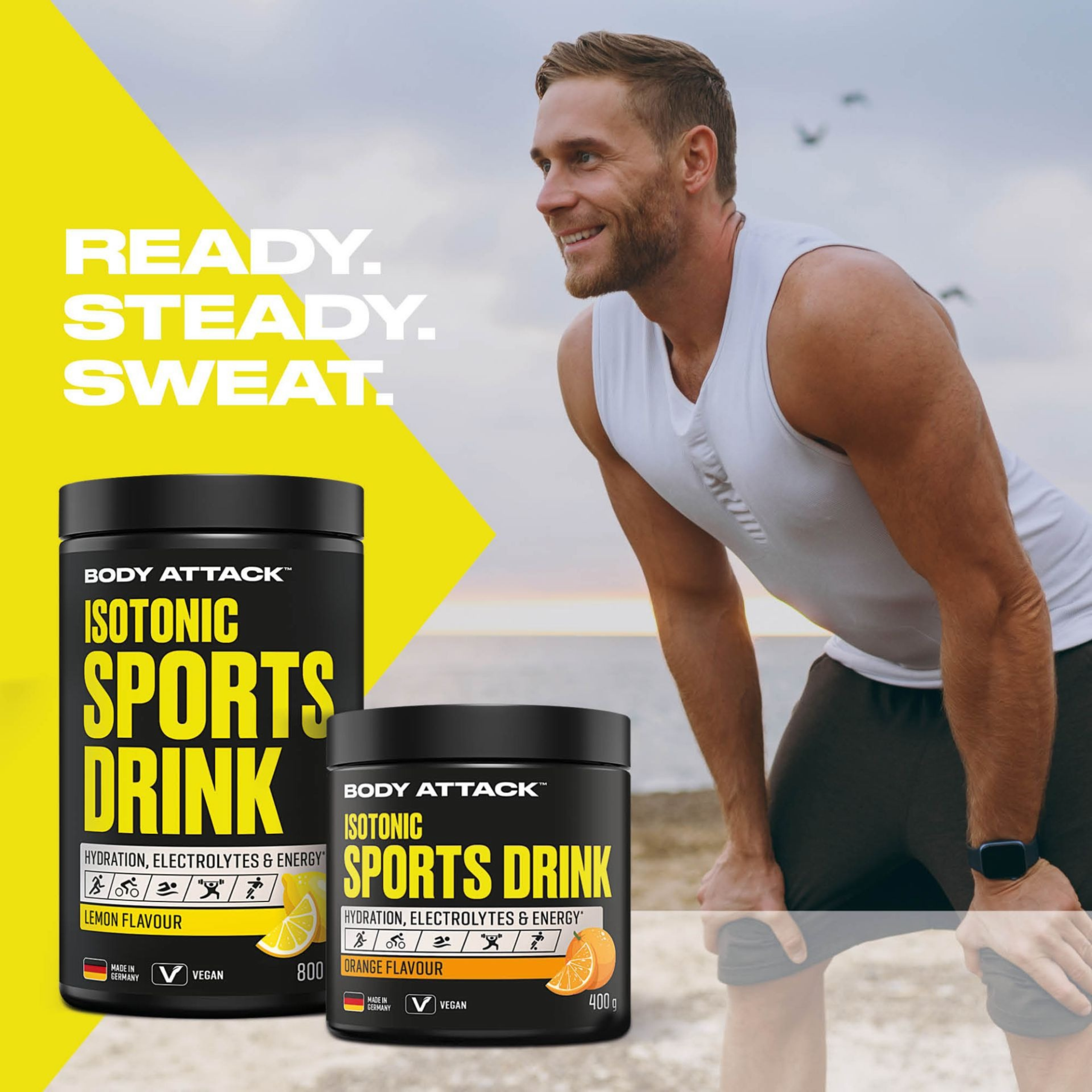 BODY ATTACK - Isotonic Sports Drink - 400g