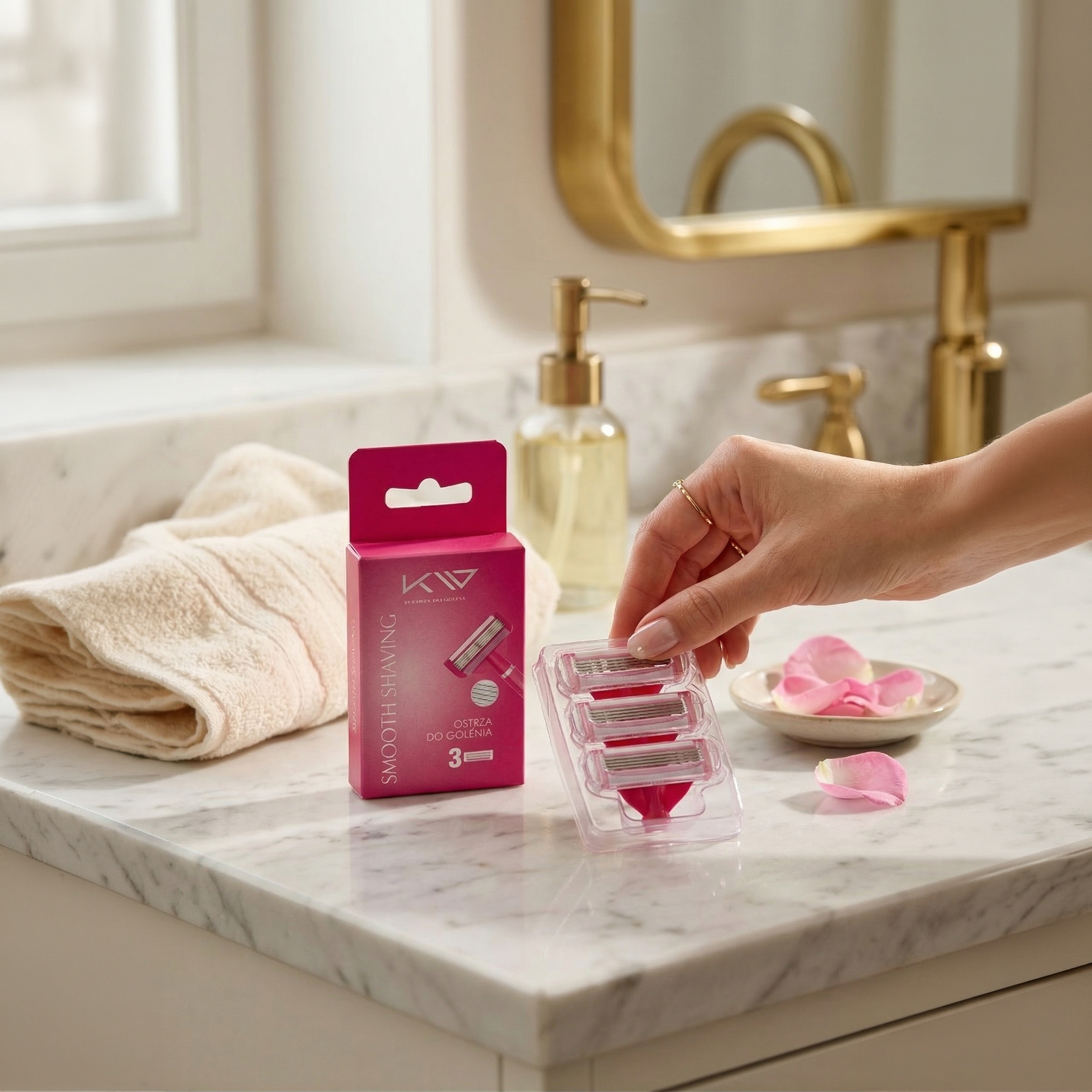 KAMILA WYBRAŃCZYK - Wkłady do maszynki Smooth Shaving Women - 3szt.