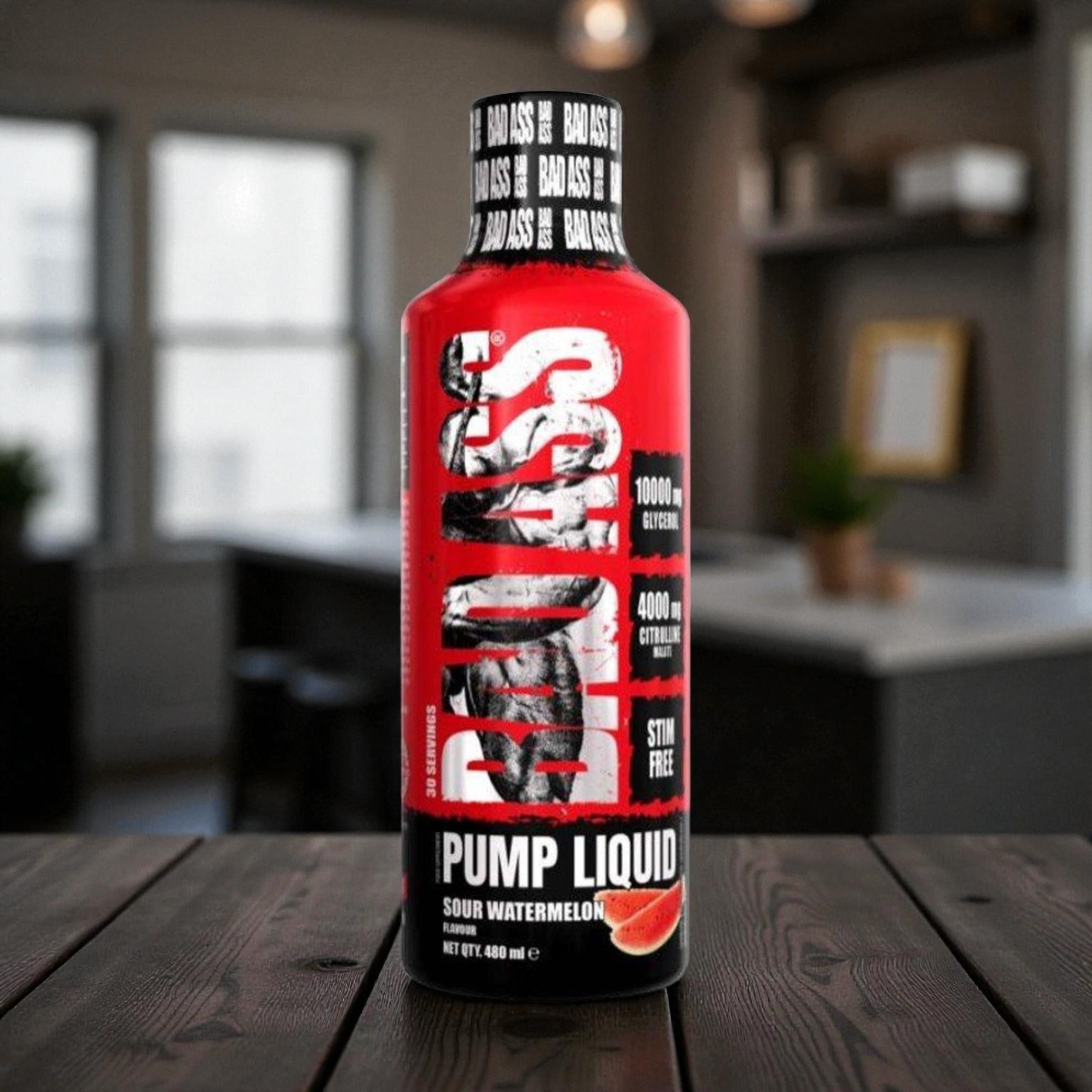 BAD ASS - Bad Ass Pump Liquid - 480ml - Sour Watermelon - WYPRZEDAŻ - 31-03