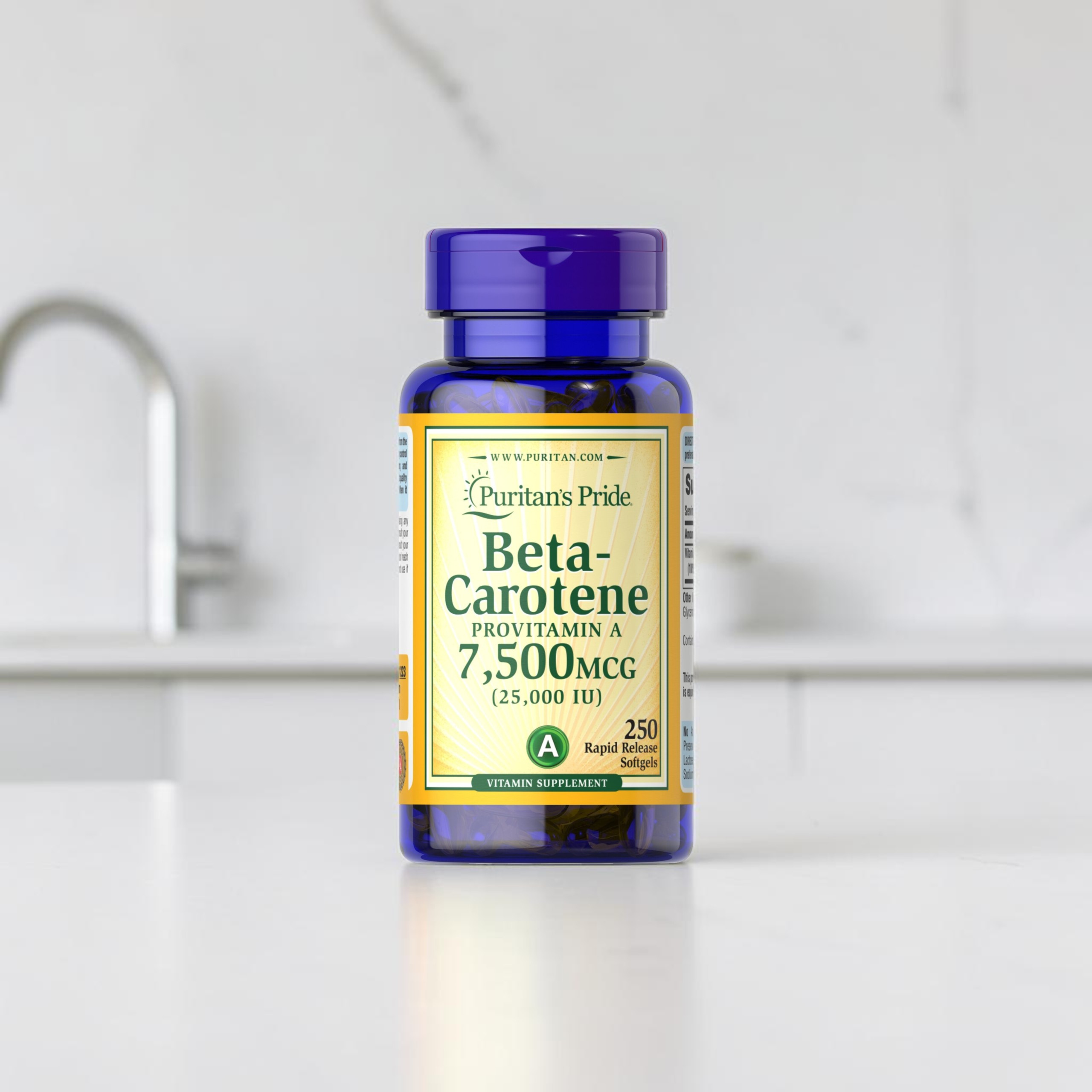 Puritan's Pride Beta-Carotene 25000 IU tabela składników