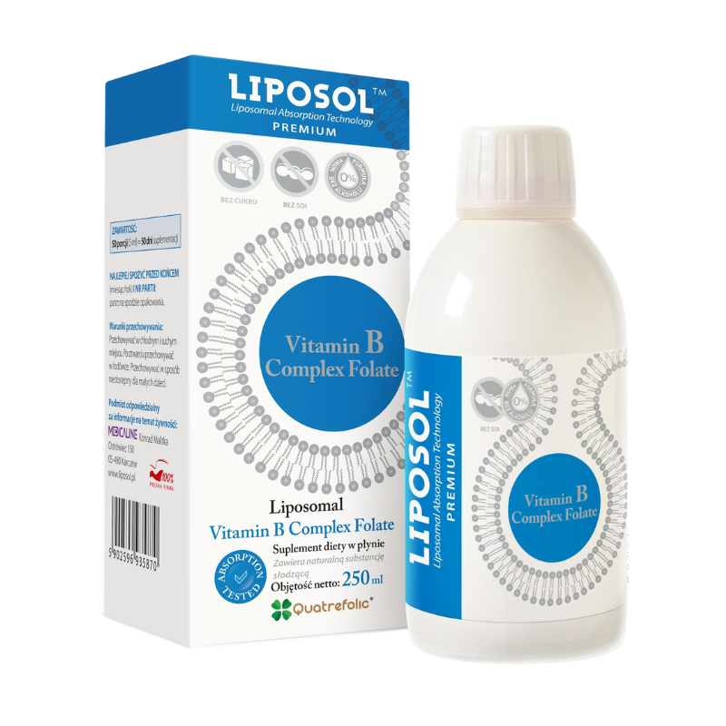 ALINESS - Liposol Witamina B Complex Liposomalna - 250ml