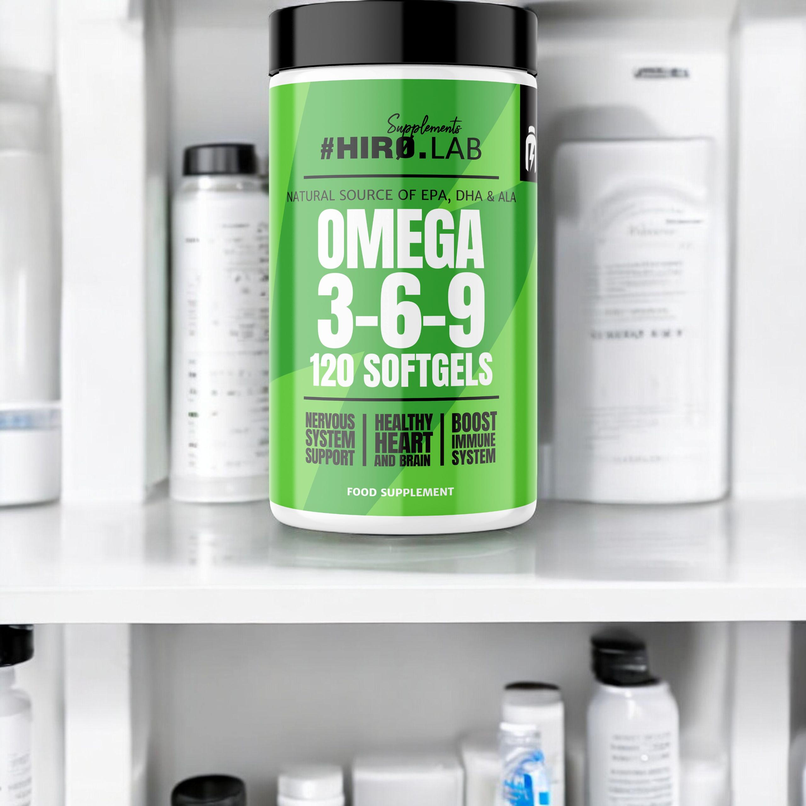 HIRO.LAB Omega 3-6-9 - 120softgels