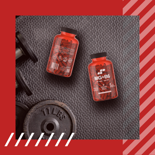 MP NUTRITION Mg + B6 - 90tabs - Magnez + Witamina B6