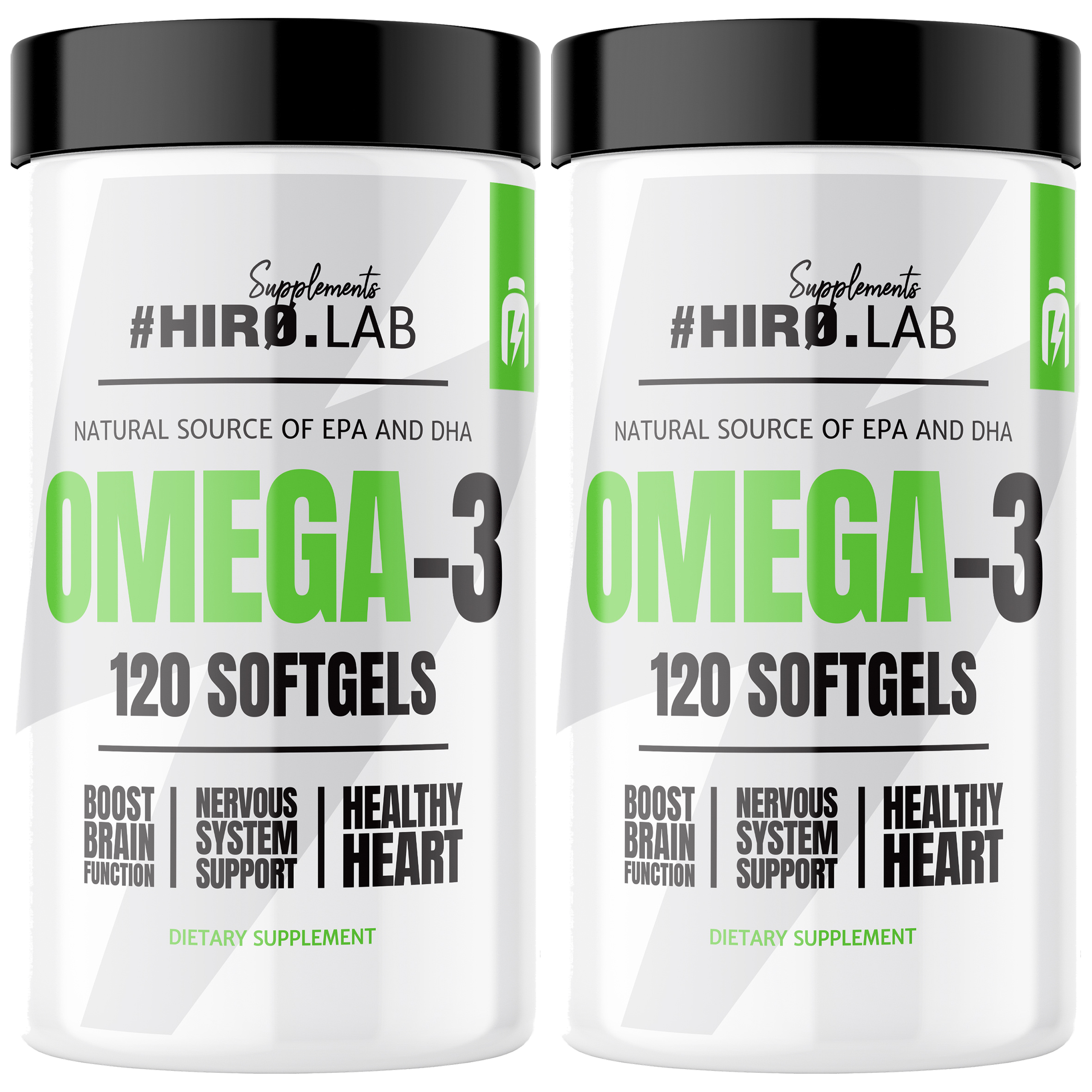 HIRO.LAB Omega 3 EPA 330mg DHA 220mg - 2x 120softgels
