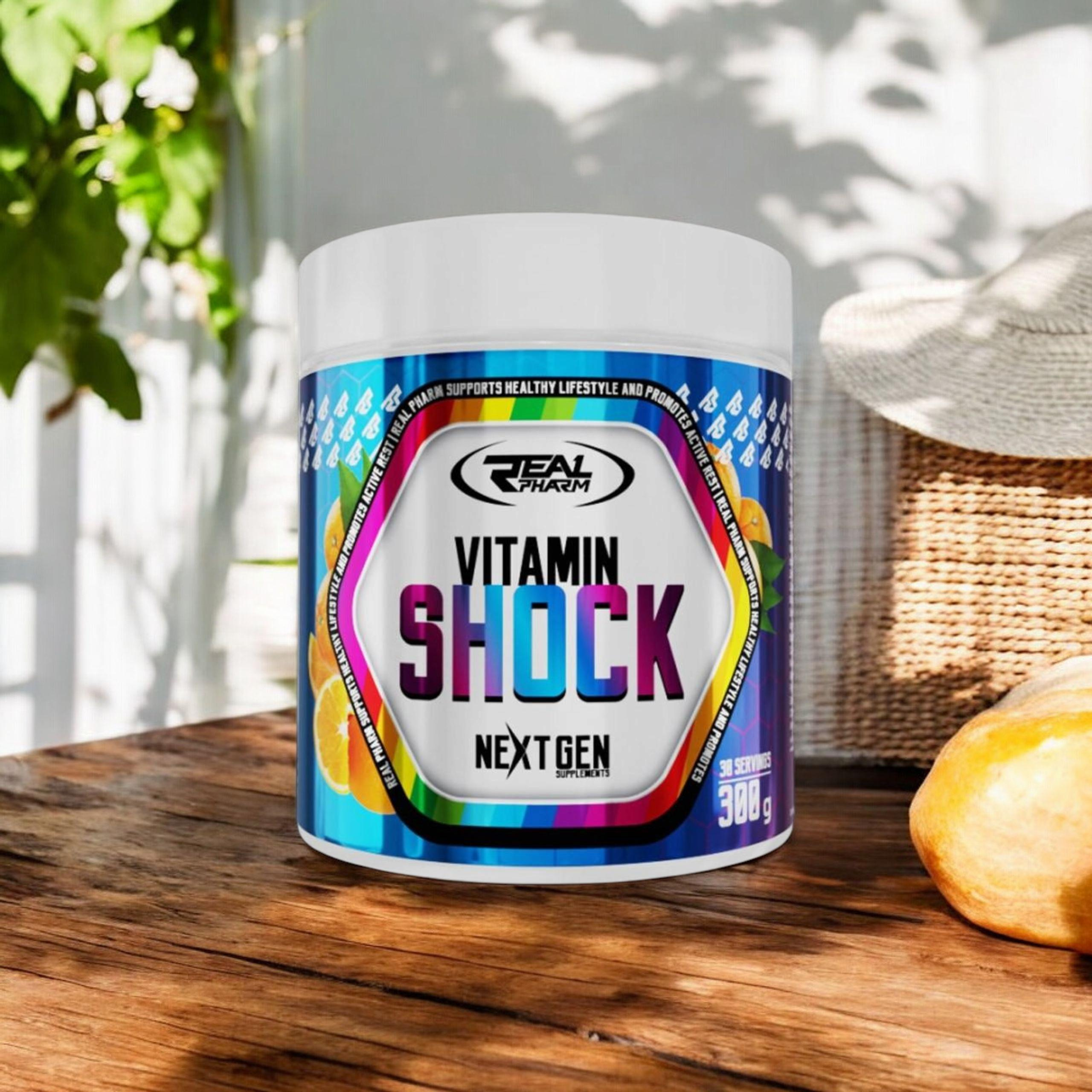 REAL PHARM - Vitamin Shock - 300g - Orange