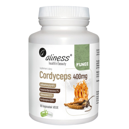 ALINESS - Fungi Cordyceps 400mg - 2x 90vcaps.