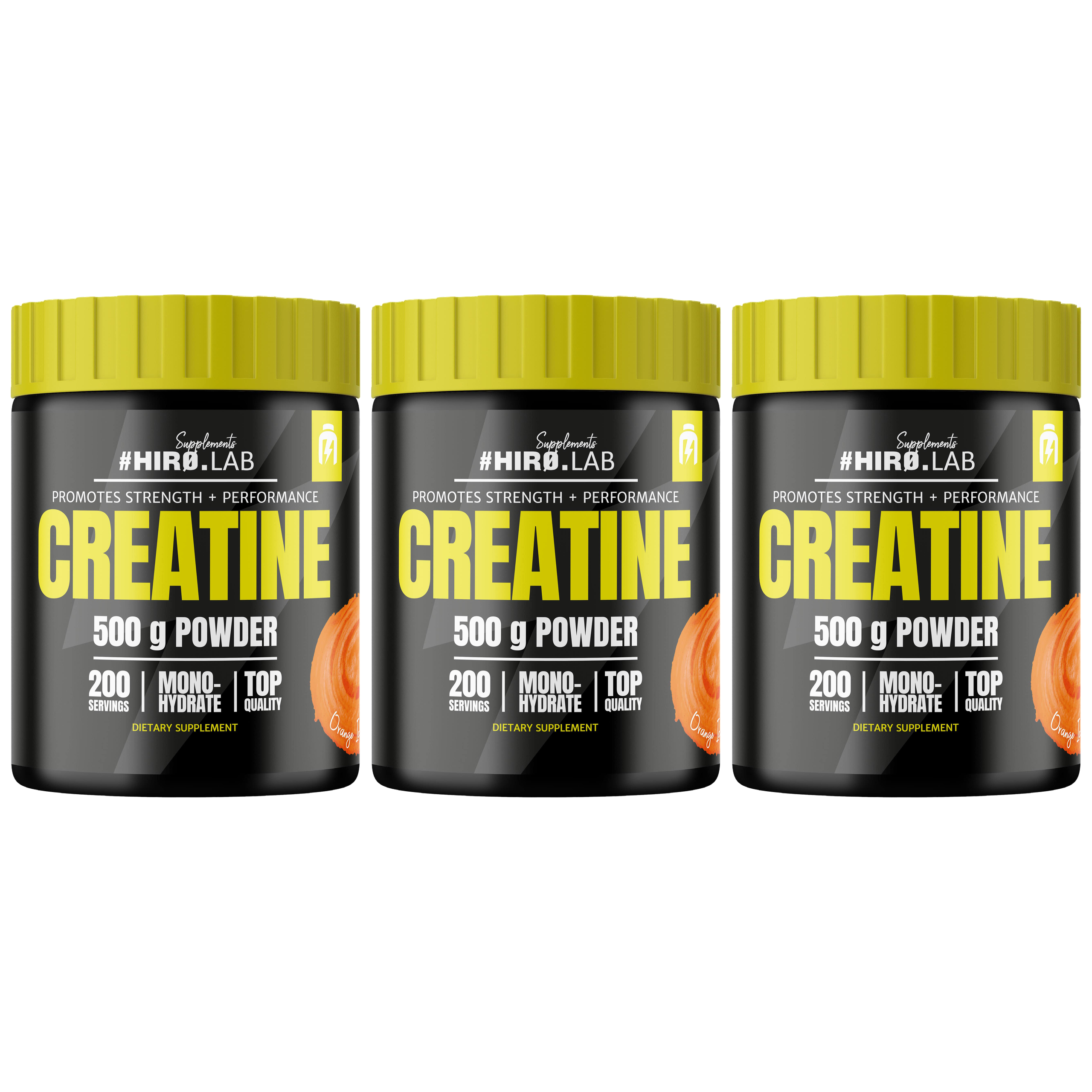 HIRO.LAB Creatine - 3x 500g + 100g FREE