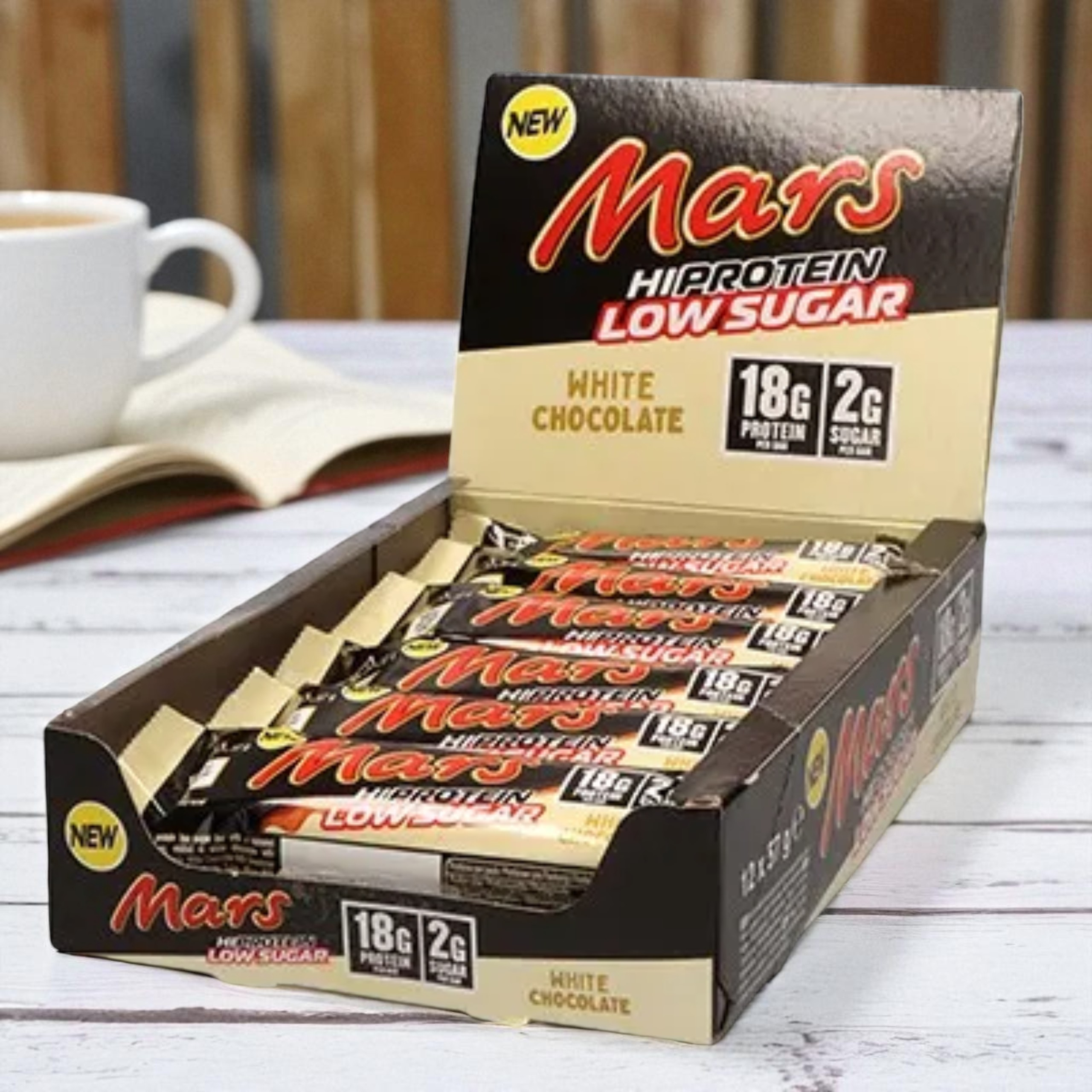 Mars - Baton Mars HIProtein LS Bar - 12x 57g - White Chocolate
