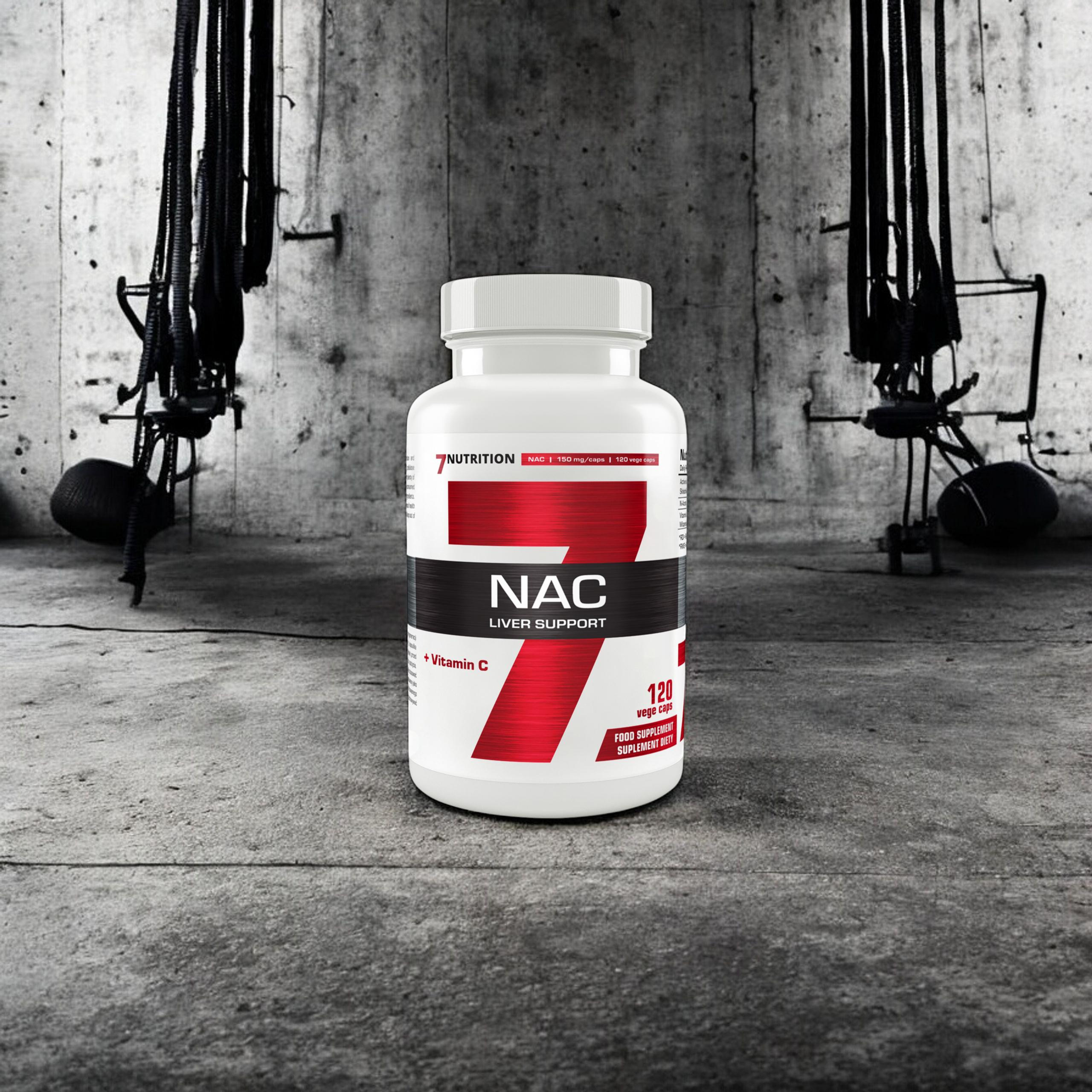 7 NUTRITION NAC + Vitamin C - 2x 120vcaps