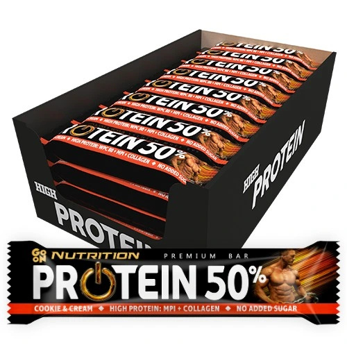 SANTE - Go On Protein 50% - 24x 40g - Cookie & Cream - WYPRZEDAŻ - 3-08