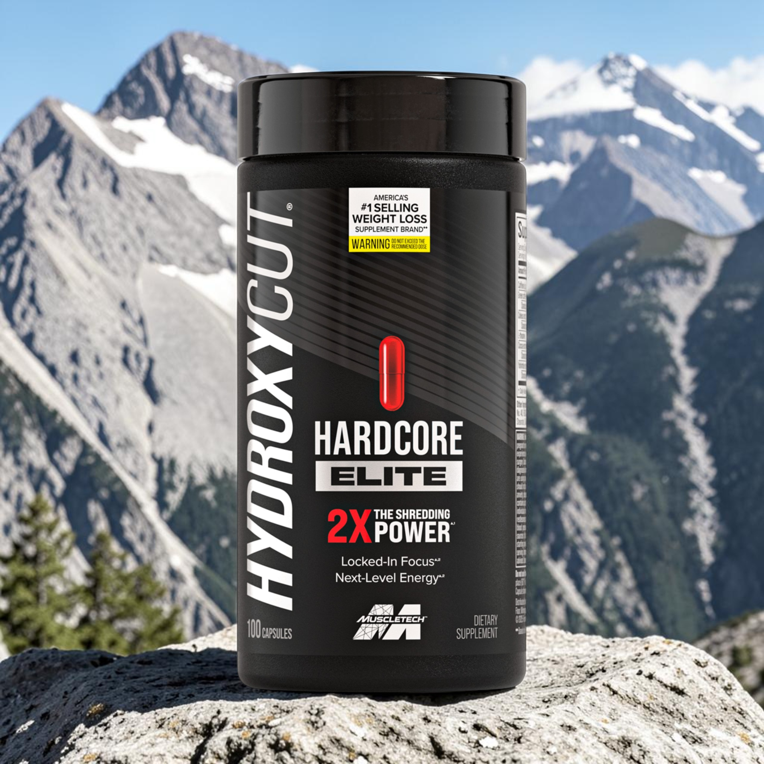 MUSCLE TECH - Hydroxycut Hardcore Elite - 100vcaps.