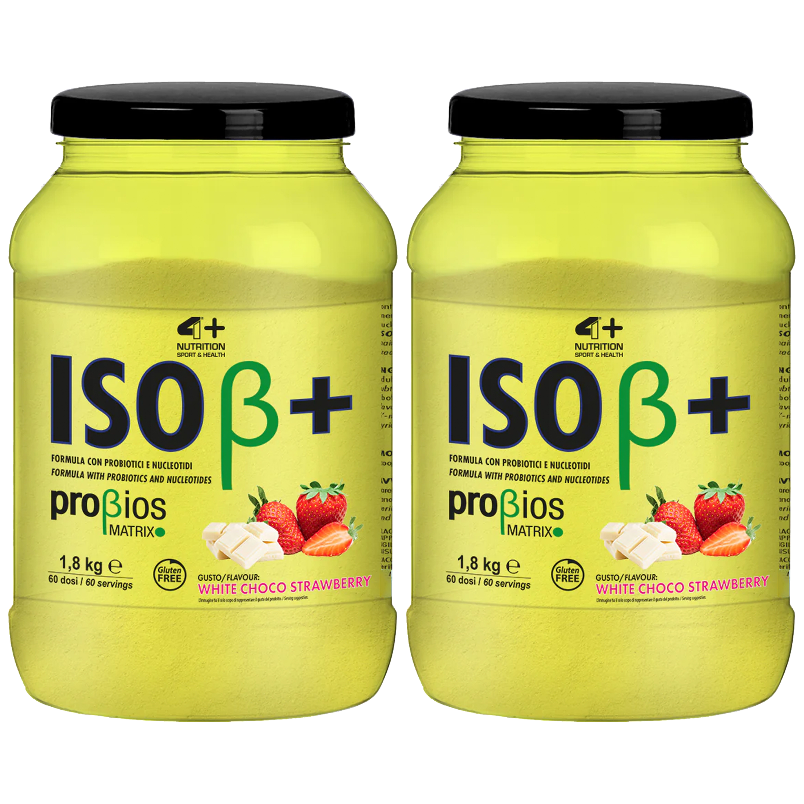 4+ NUTRITION ISO+ Probiotics - 2x 1800g