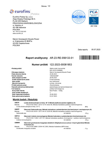 RED SUPPORT Red Protein - 1020g - WYPRZEDAŻ - 31-05