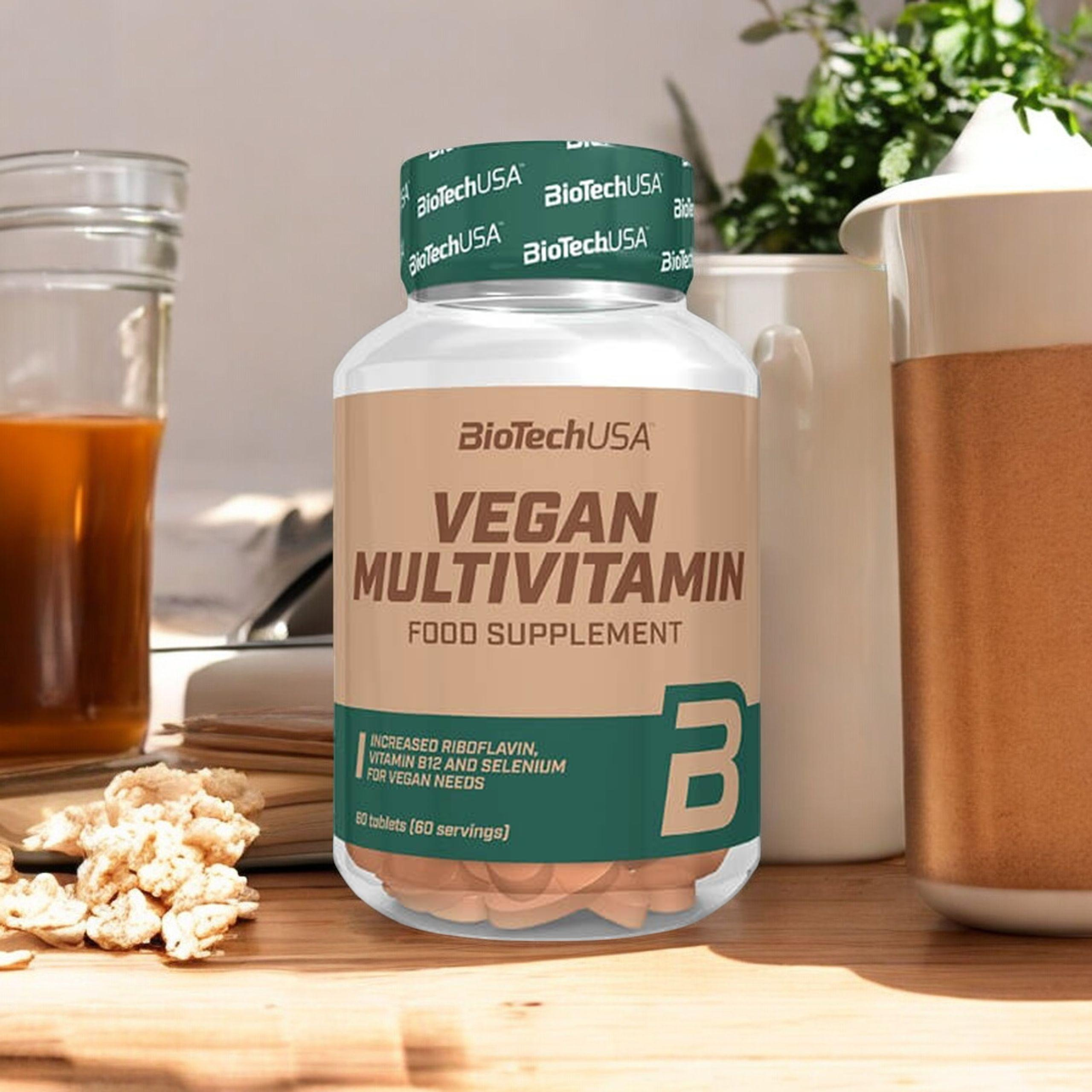 BioTech USA Vegan Multivitamin - 60tabs. - Multiwitamina dla wegan