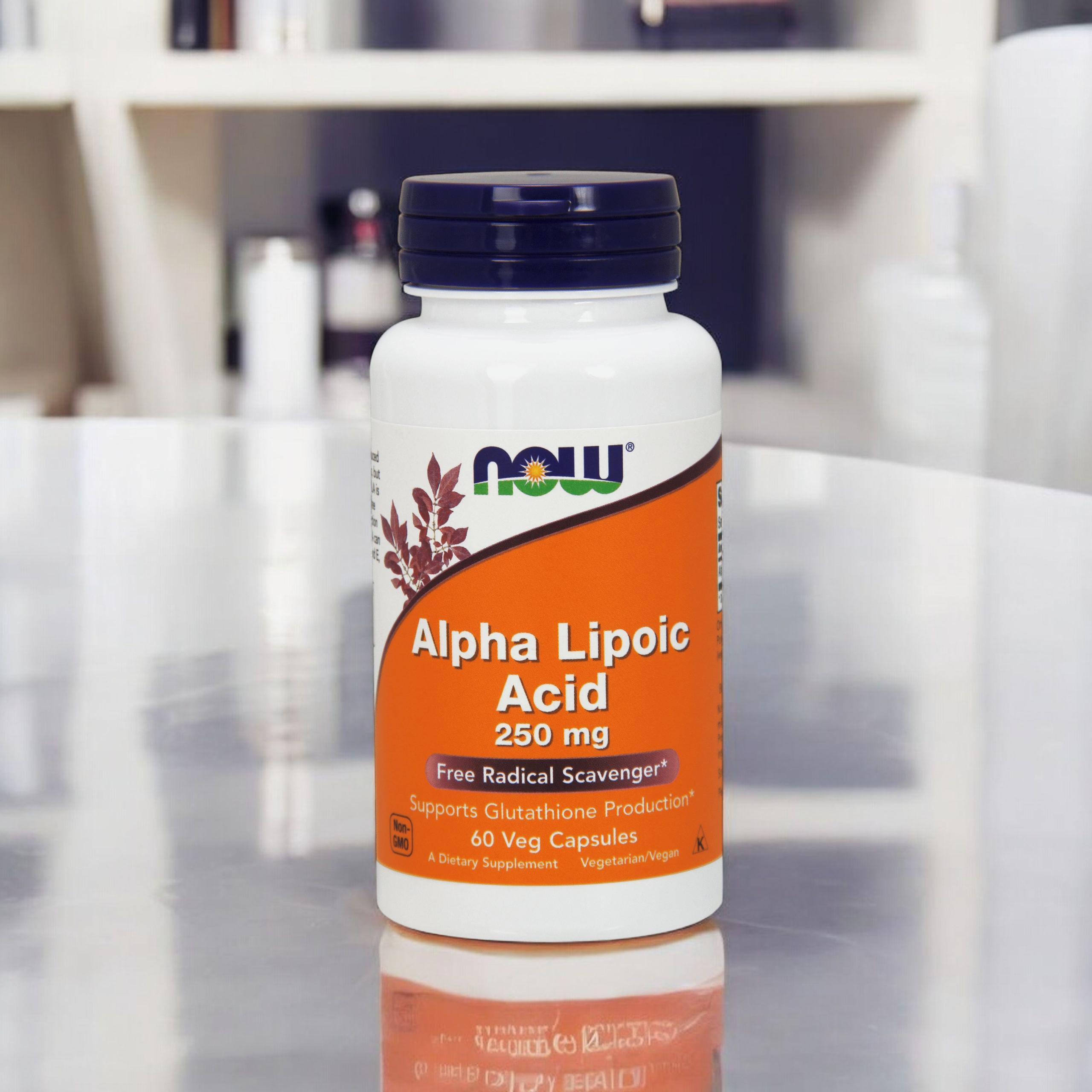 NOW Alpha Lipoic Acid 250mg - 2x 60vegcaps