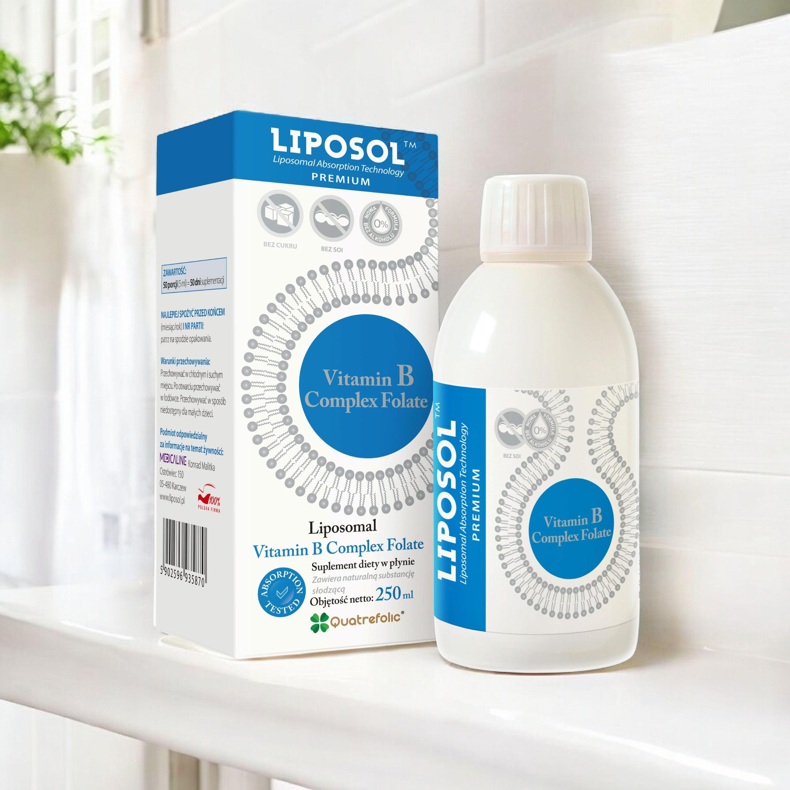 ALINESS - Liposol Witamina B Complex Liposomalna - 250ml