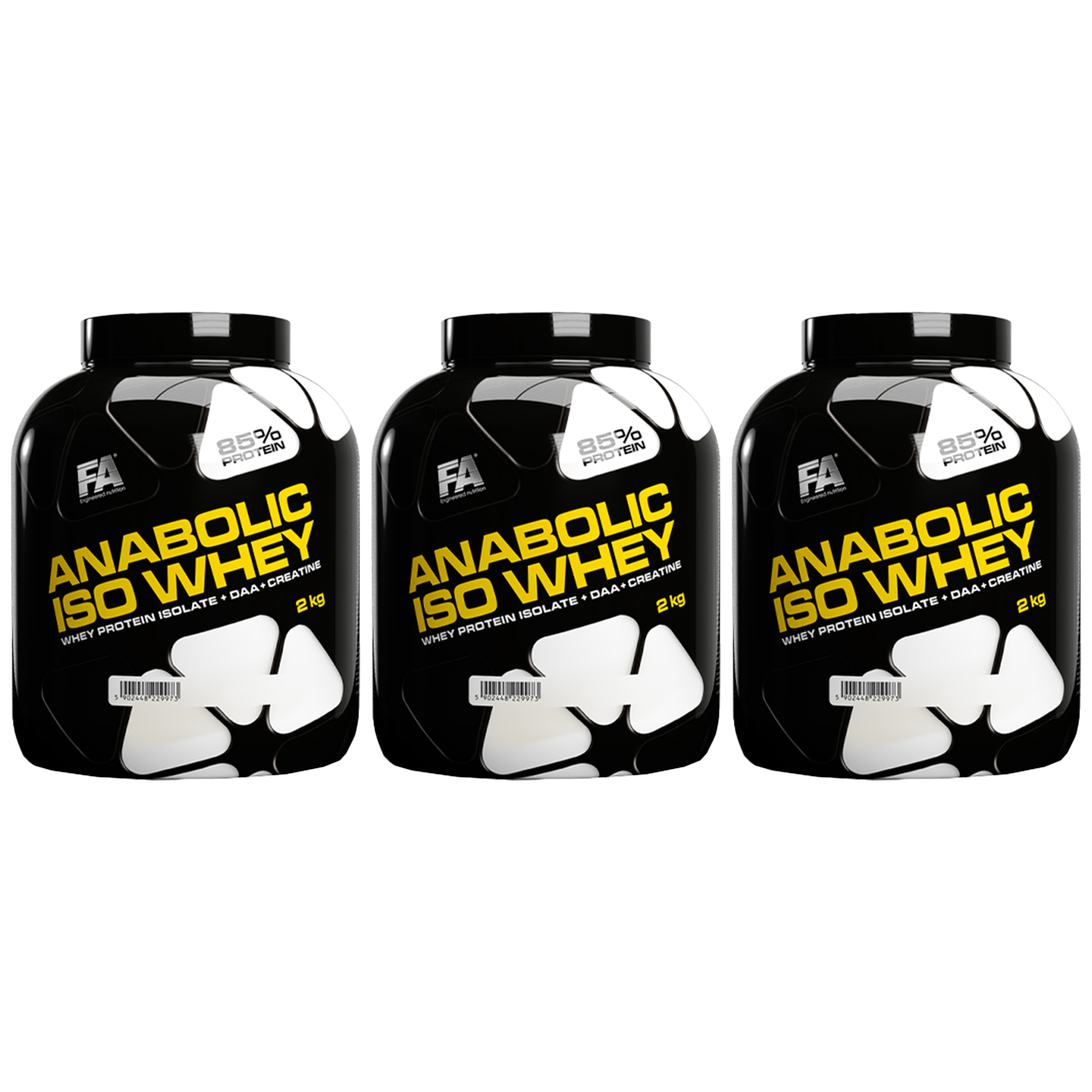 Fitness Authority Anabolic Iso Whey - 3x 2000g