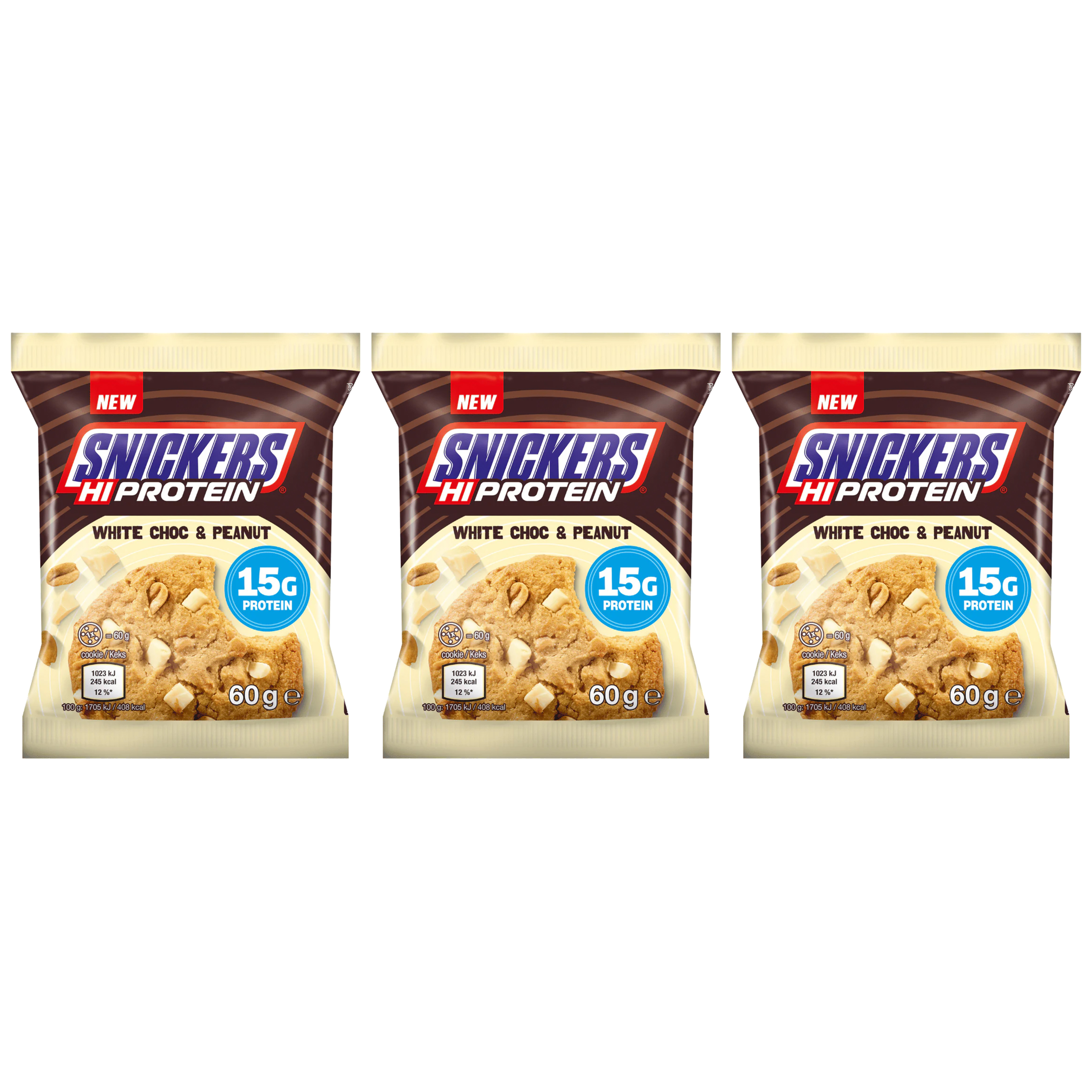 Snickers - High Protein Cookie - 3x 60g