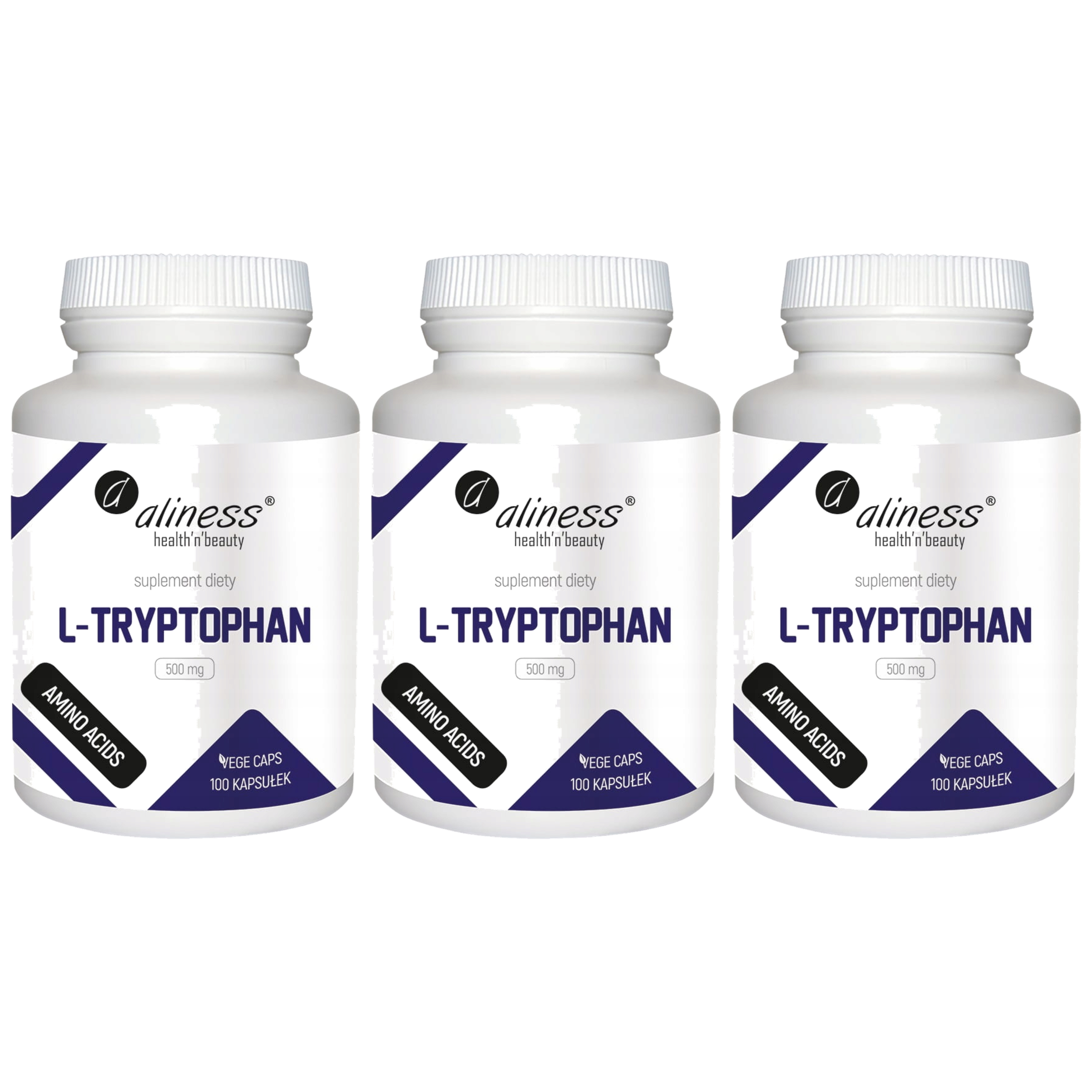 ALINESS - L-Tryptophan 500mg - 3x 100vcaps.