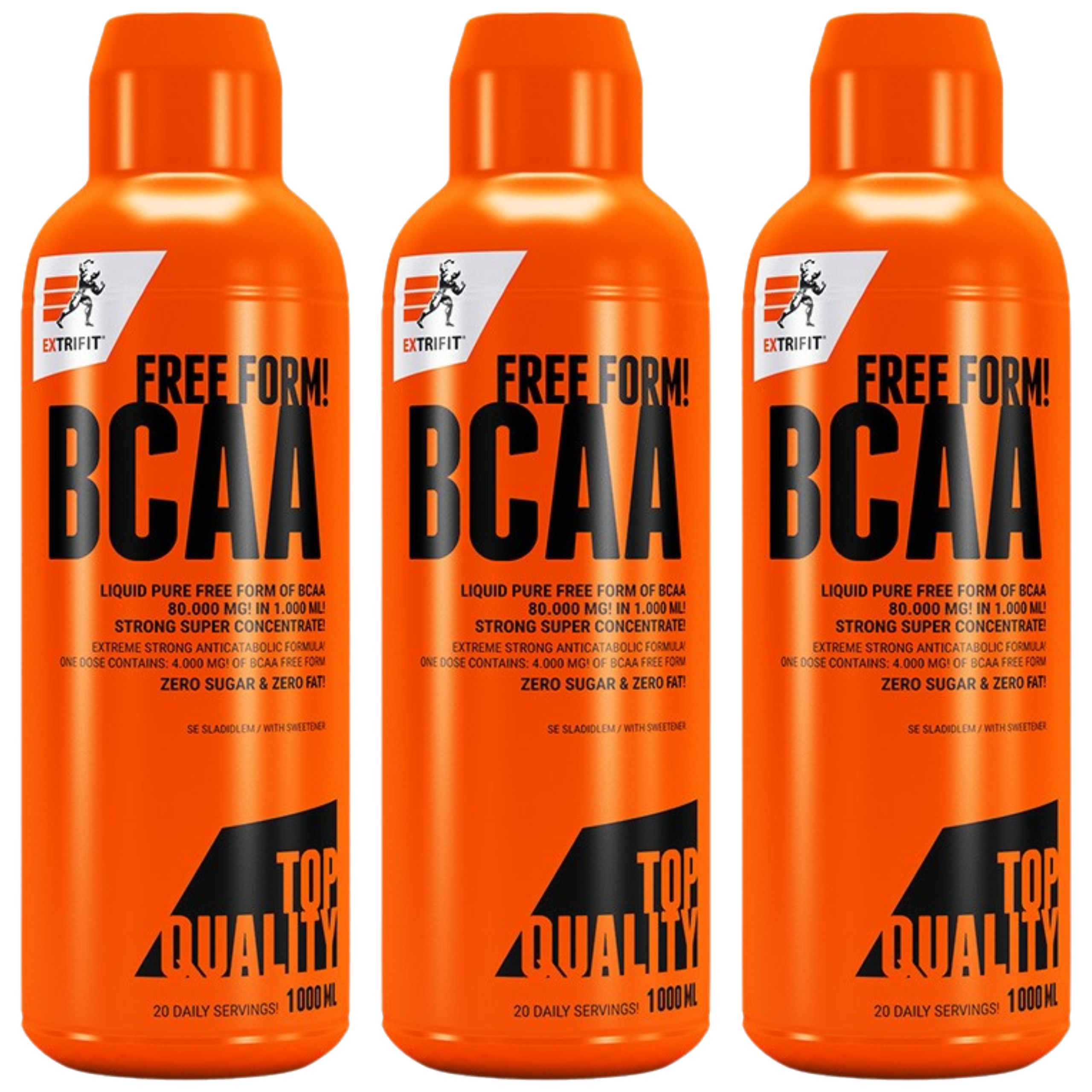 EXTRIFIT BCAA 80000mg Liquid - 3x 1000ml