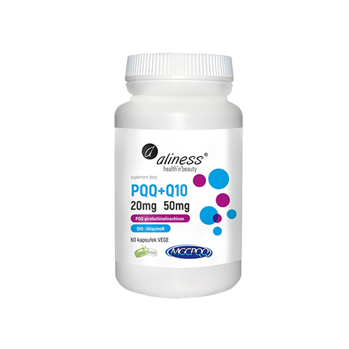 ALINESS PQQ MGCPQQ® 20 mg + Q10 50 mg - 2x 60vcaps.