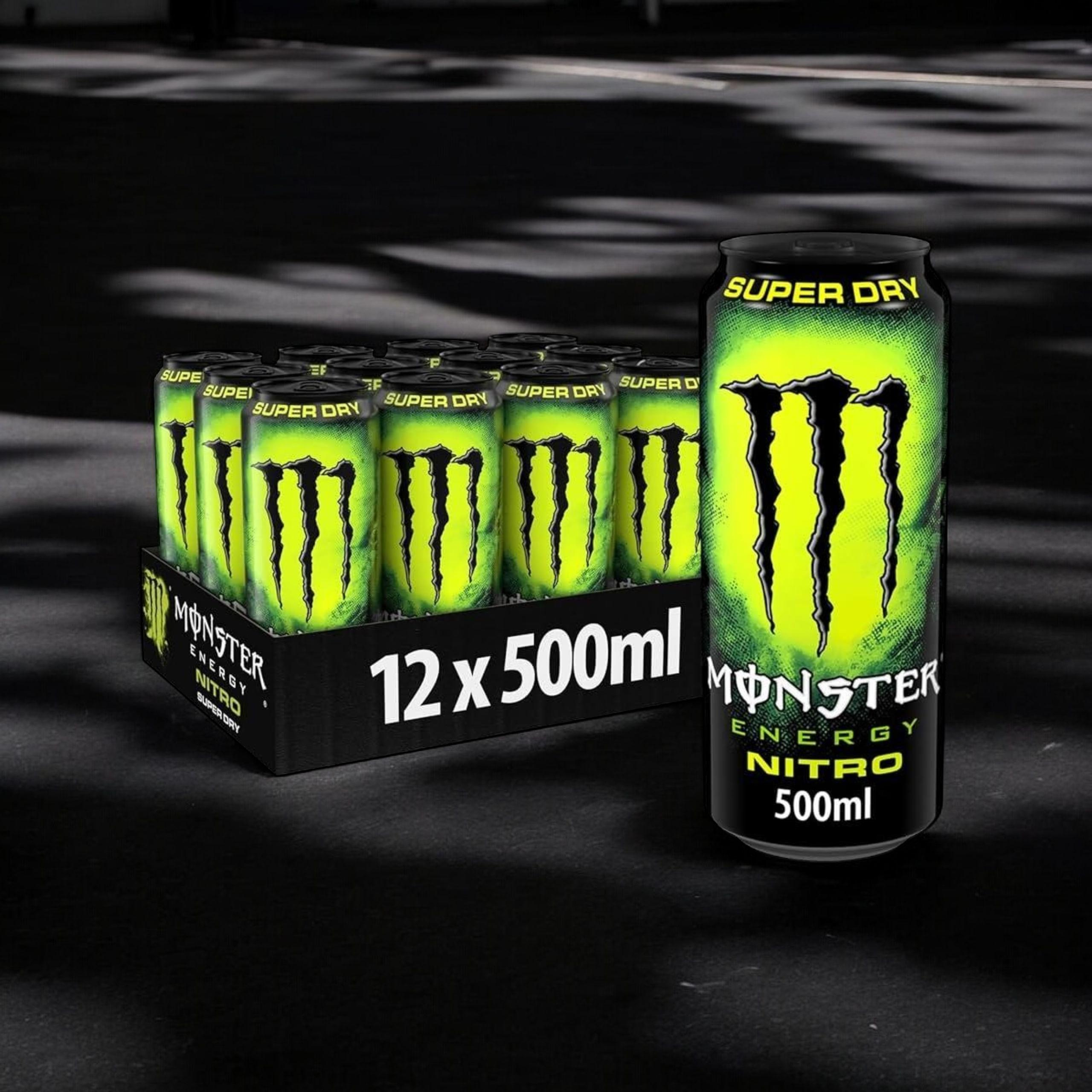 MONSTER - Energy Nitro Super Dry - 3x 500ml x12