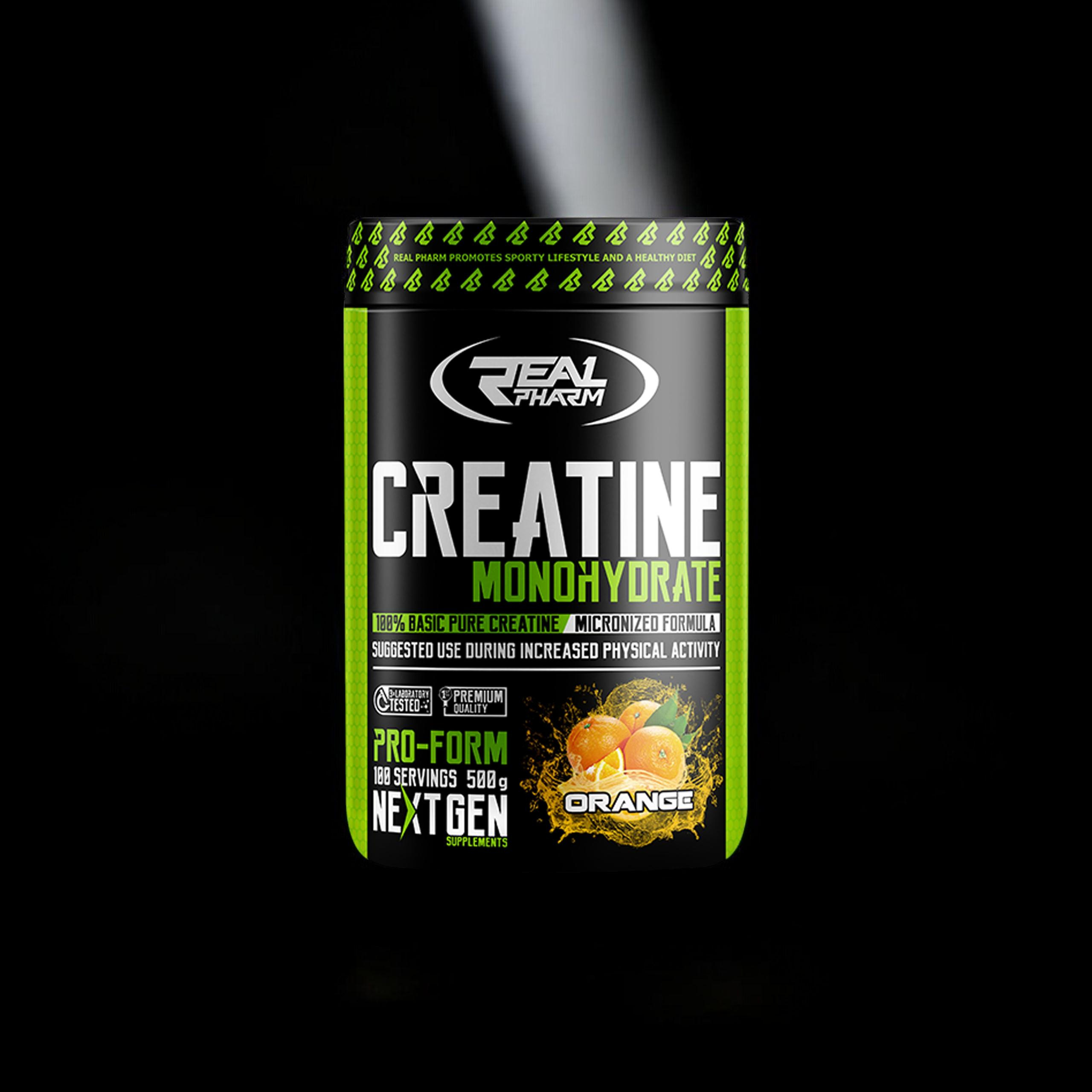 REAL PHARM Creatine Monohydrate - 3x 500g