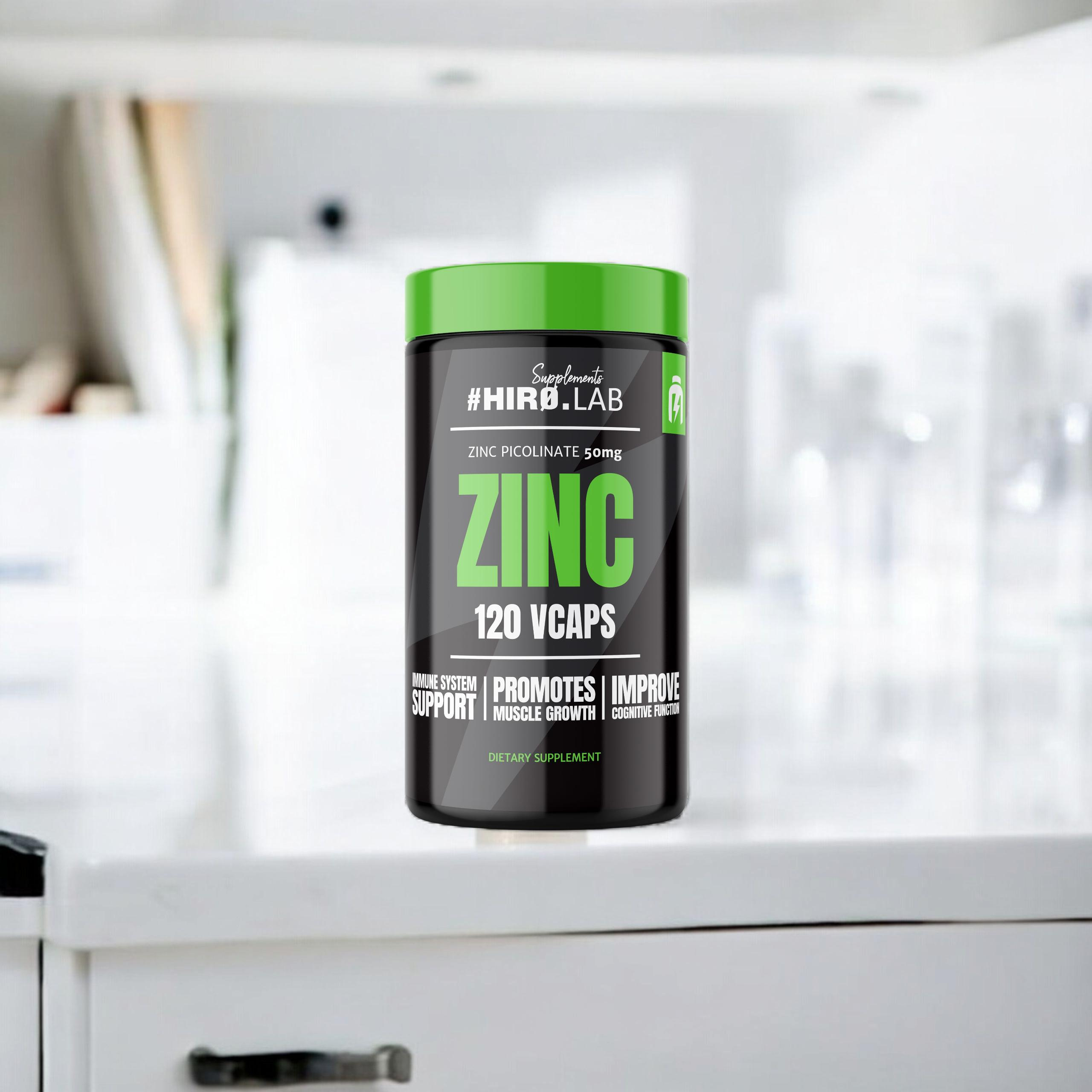 HIRO.LAB Zinc - 120 vcaps - Cynk