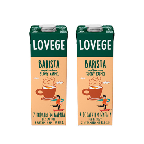 SANTE - Napój Lovege Owsiany Barista - 2x 330ml - Słony Karmel