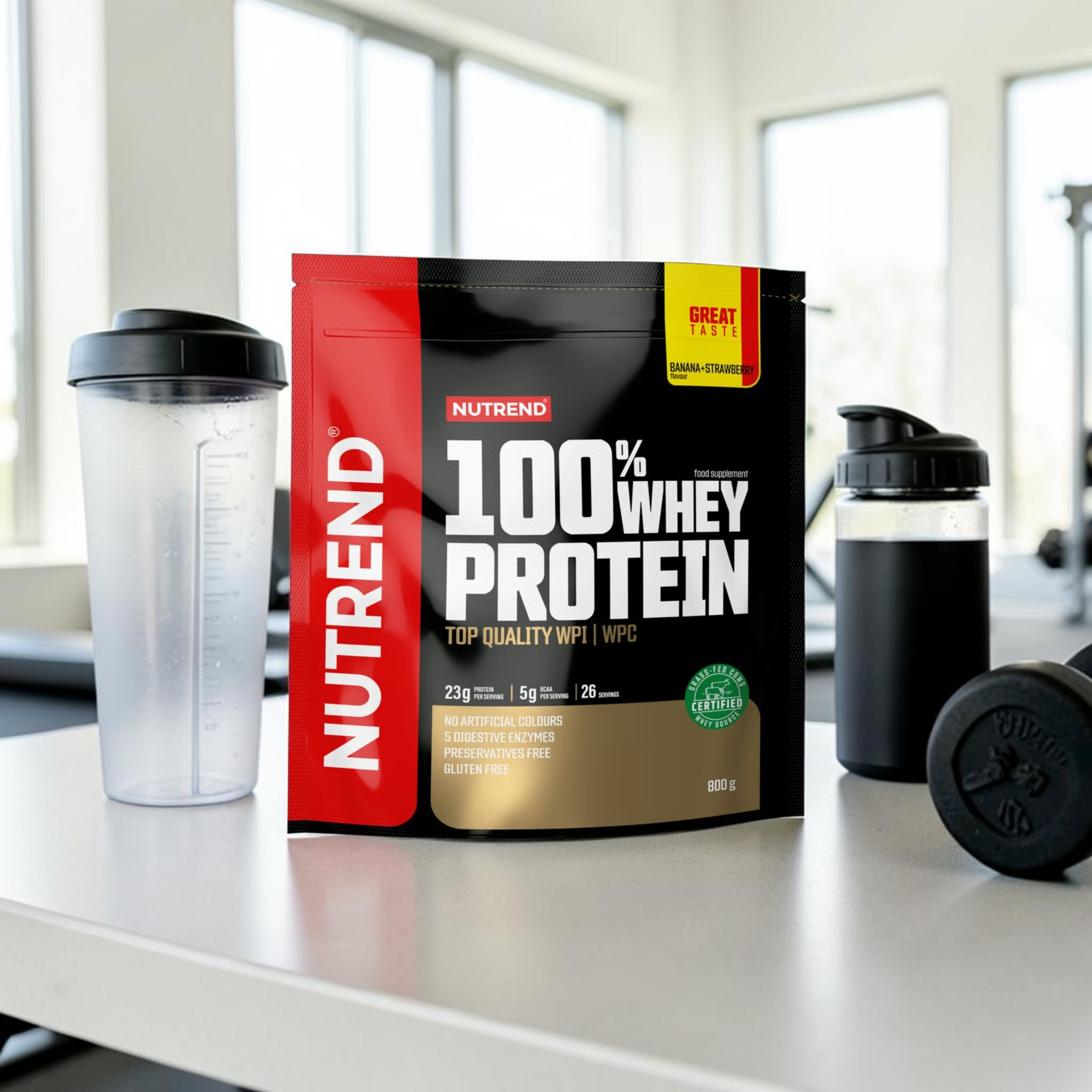 NUTREND - 100% Whey Protein - 3x 800g
