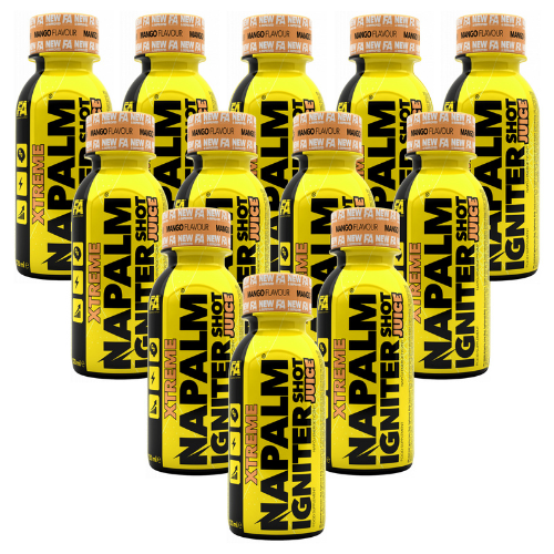 FITNESS AUTHORITY Napalm Igniter Juice Shot - 12x 2x 120ml