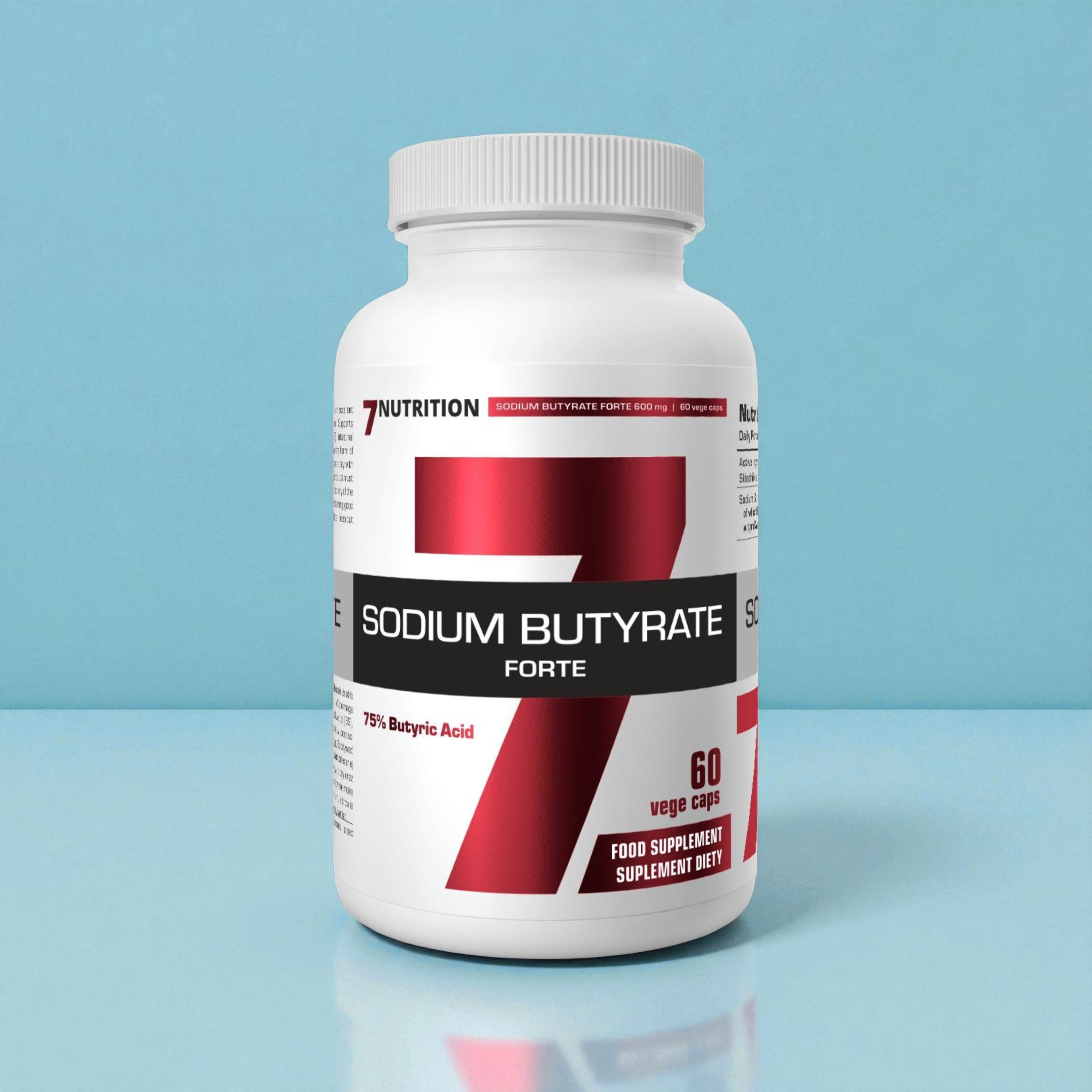 7 NUTRITION - Sodium Butyrate Forte - 2x 60 vege caps.