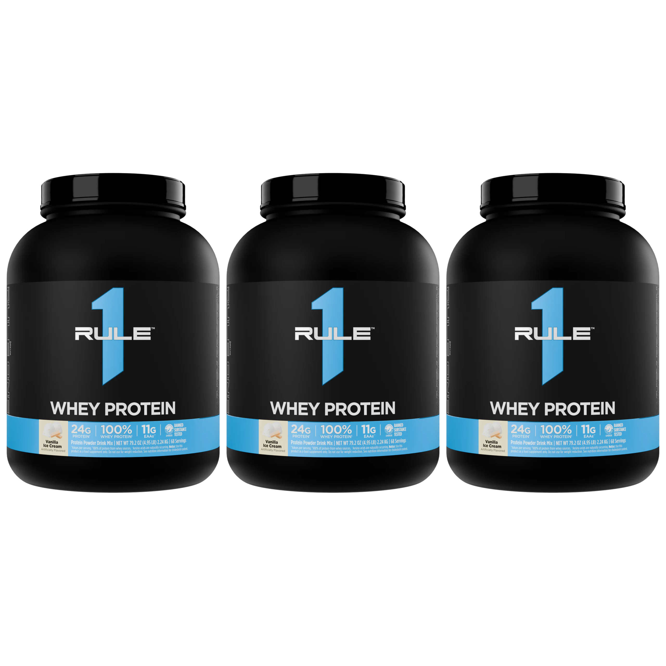 RULE1 - R1 Whey Protein - 3x 2240g