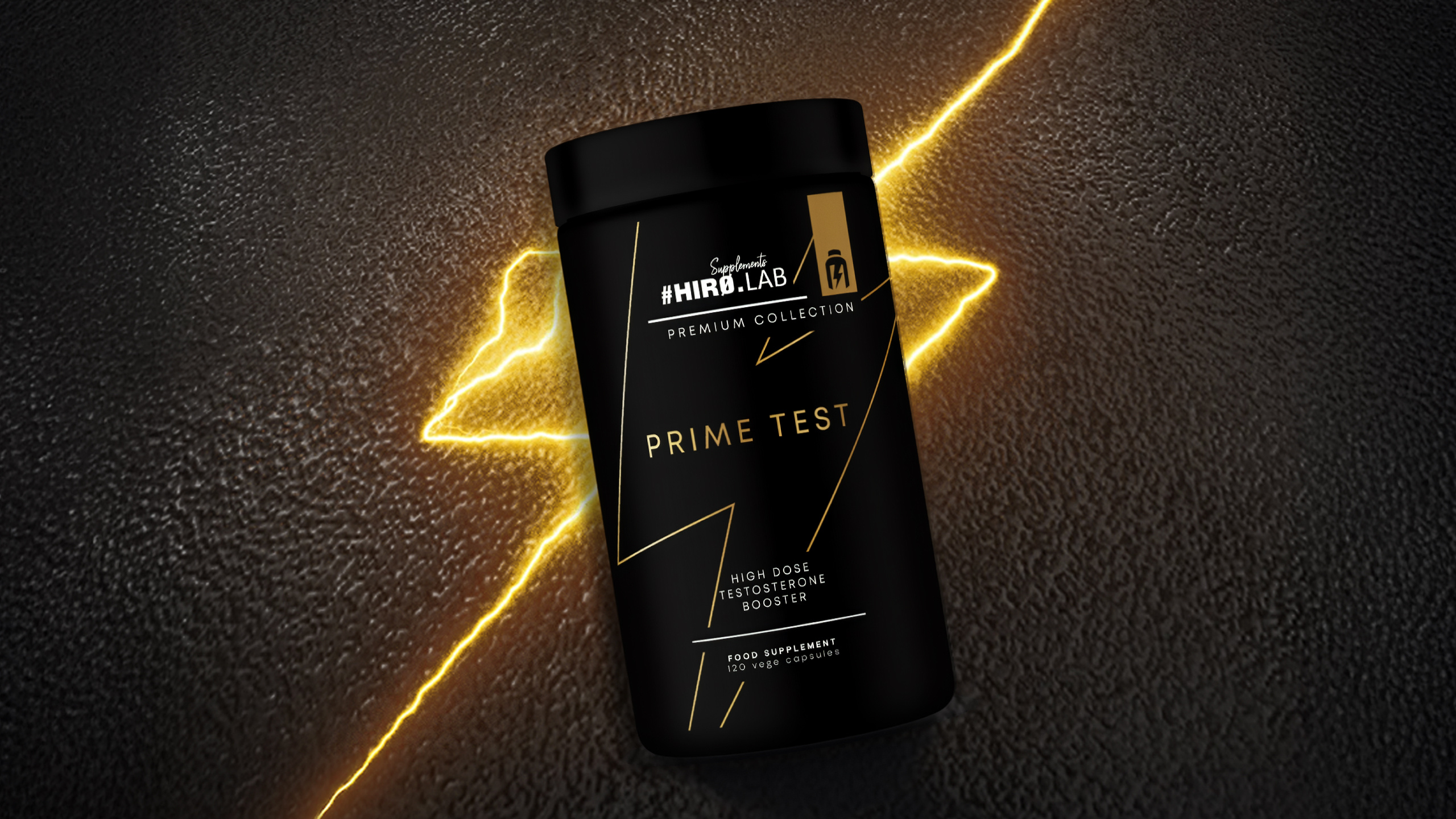 Zestaw: HIRO.LAB Prime Test - 120vcaps. + HIRO.LAB Zinc - 120 vcaps