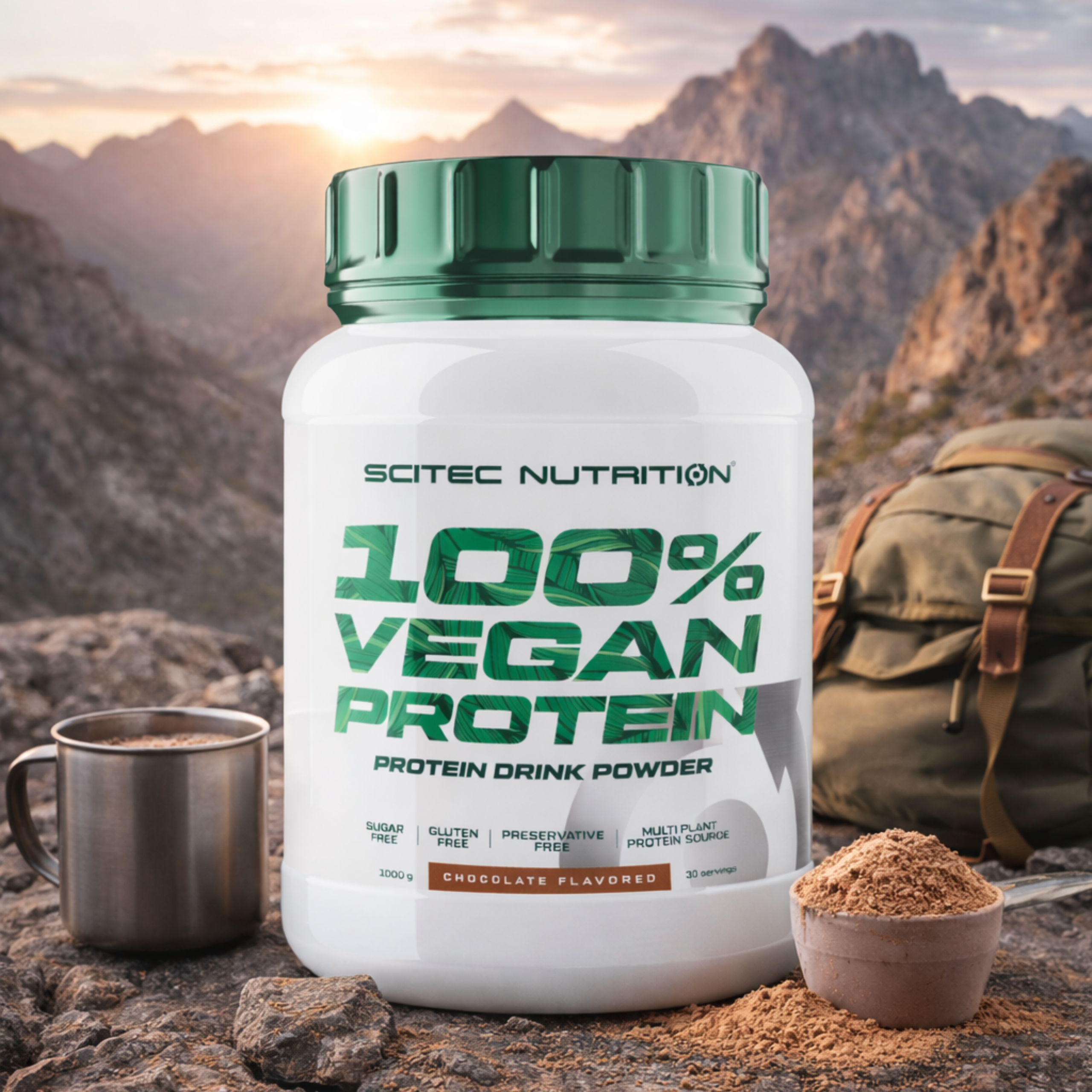 SCITEC 100% Vegan Protein - 1000g
