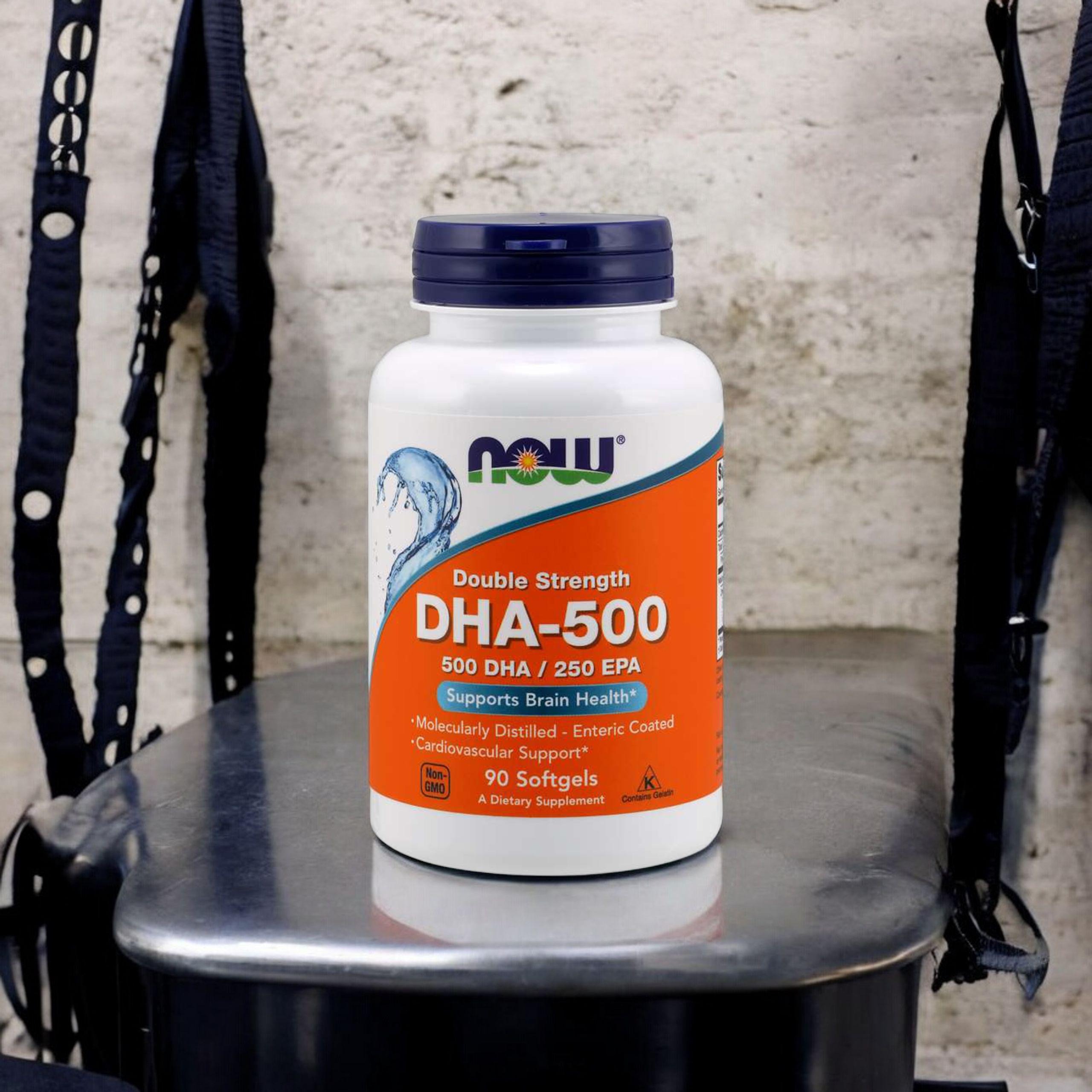 NOW DHA 500mg - 3x 90softgels