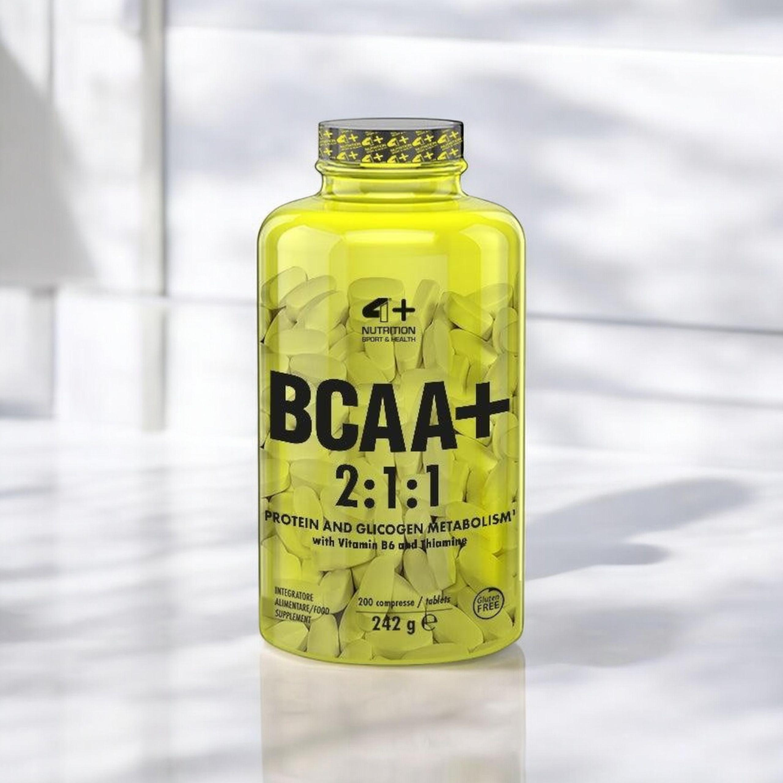 4+ NUTRITION - BCAA 2:1:1 - 3x 242g - Unflavored
