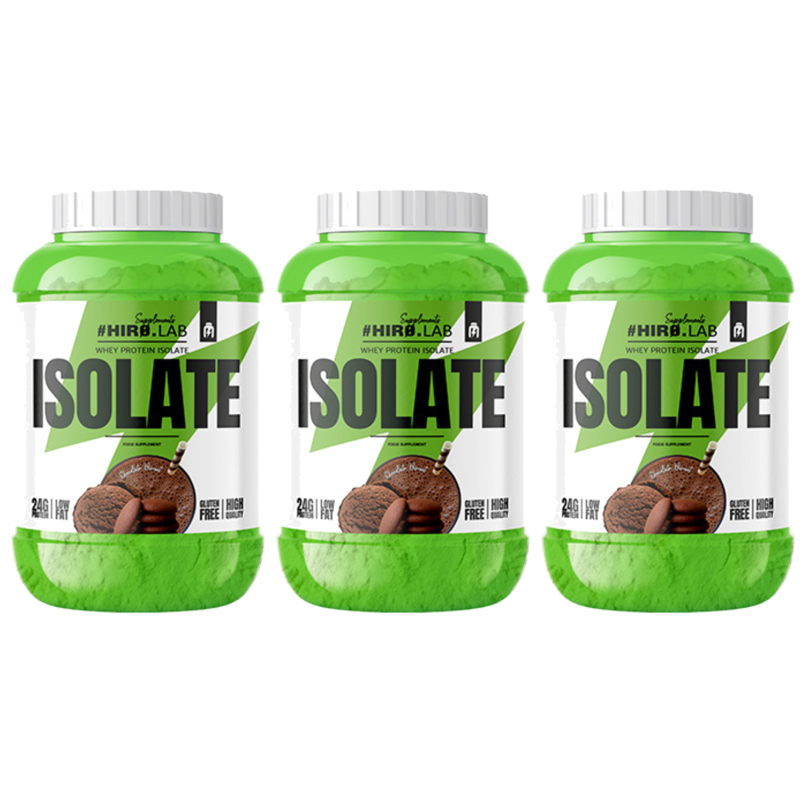 HIRO.LAB Whey Protein Isolate - 3x 1800g
